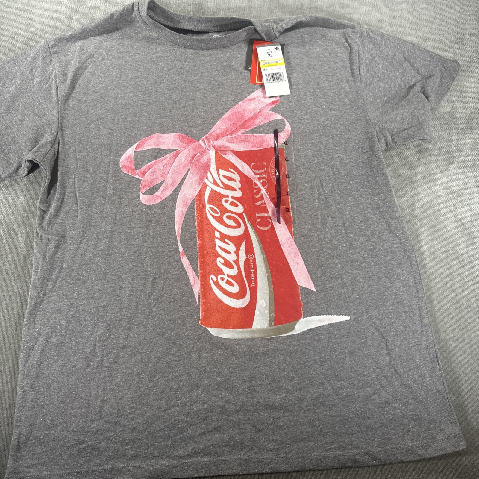 Women’s Coca- Cola With Pink Ribbon T -Shirt Size XL NEW