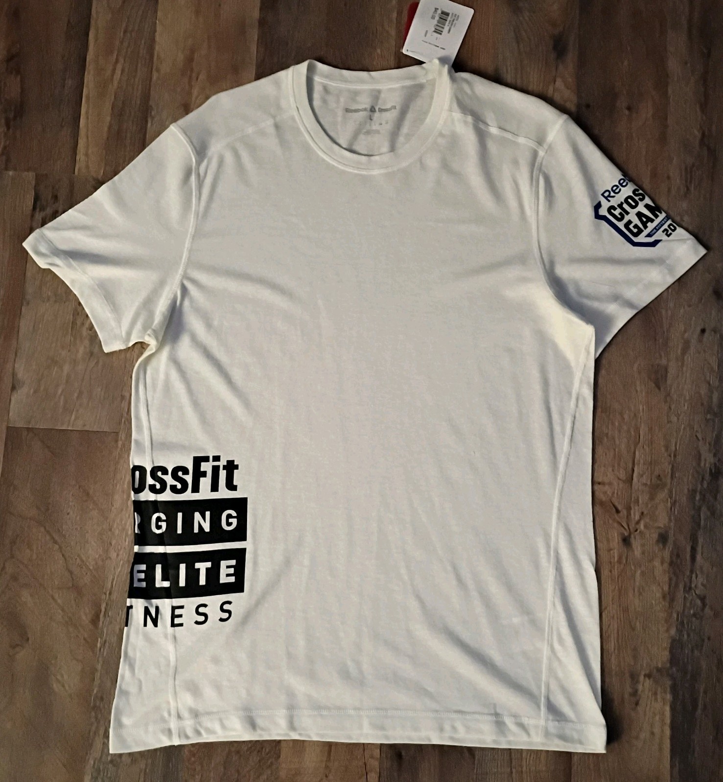 Reebok CrossFit Games 2014 Women’s White Performance TShirt Size Large MSRP $40