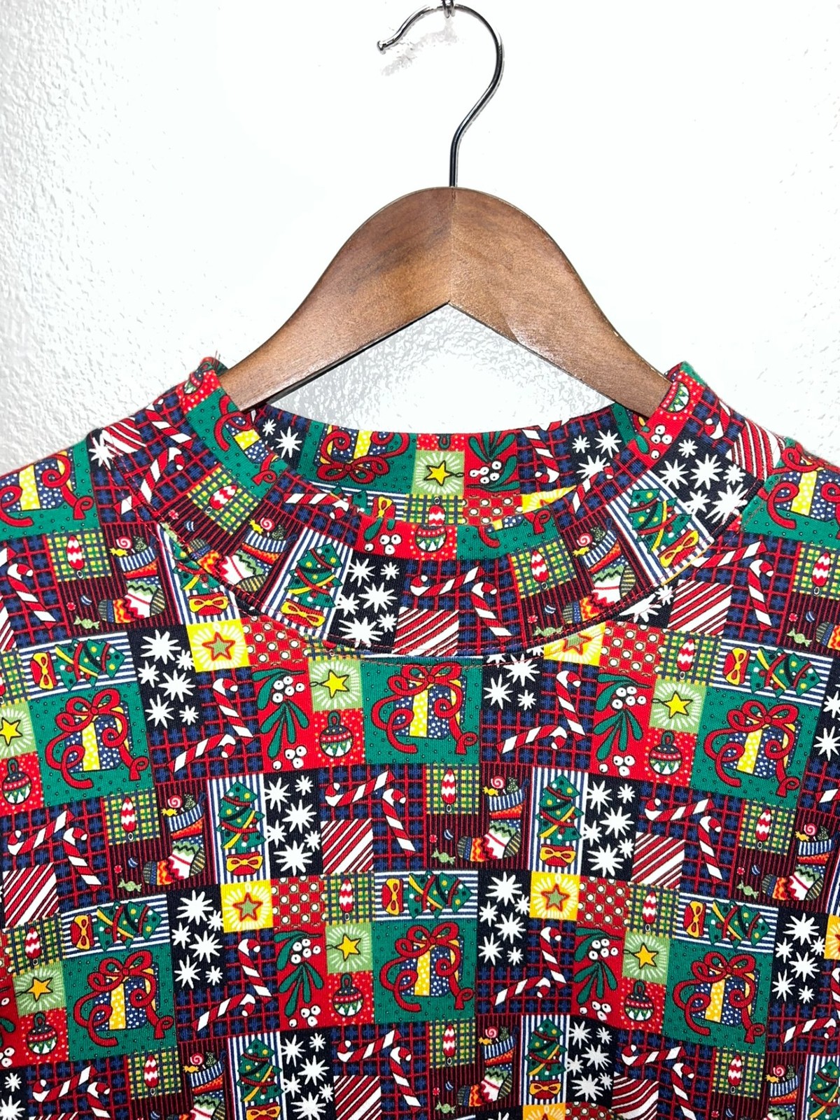 Vintage Christmas Long Sleeve Shirt Westbound Holiday Print Tee Womens 2X