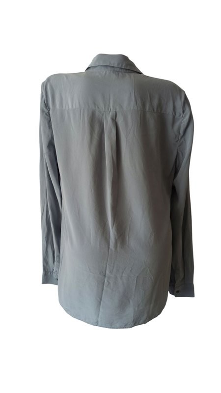 Women Jigsaw Shirt Grey Silk 38 / M / 46