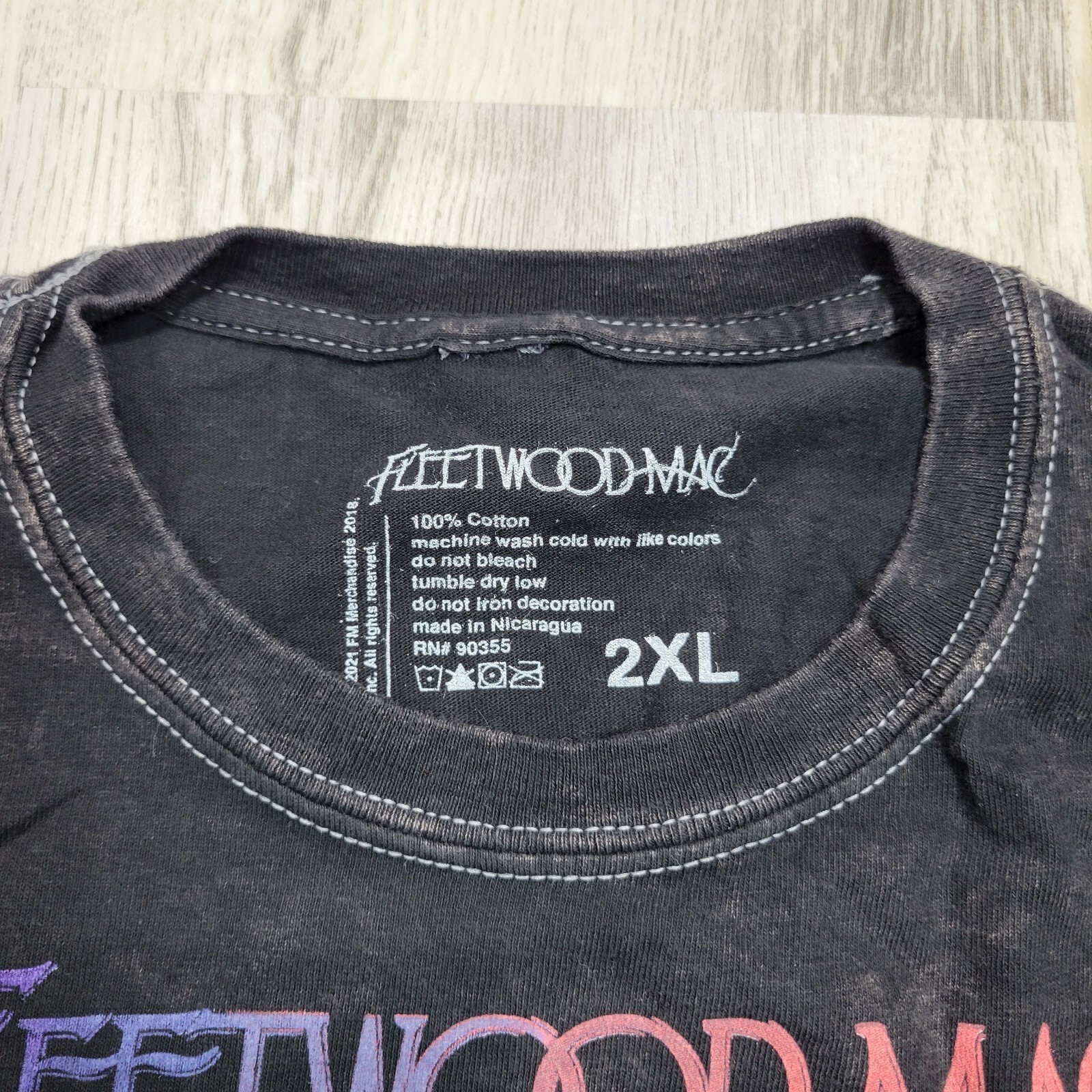 Fleetwood Mac Crop Oversized Urban Outfitters Premium Graphic T-shirt Womens 2XL