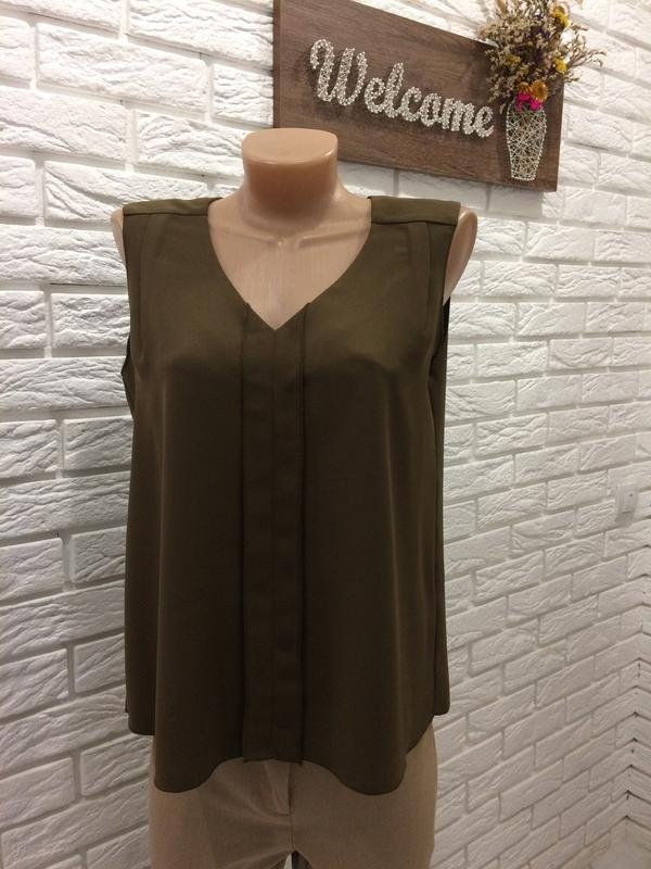 Women French Connection shirt khaki 40/L/48