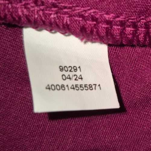 *Tek Gear Women Sz M Tunic Tee Shirt Top Long Sleeve Purple Maroon Athleisure