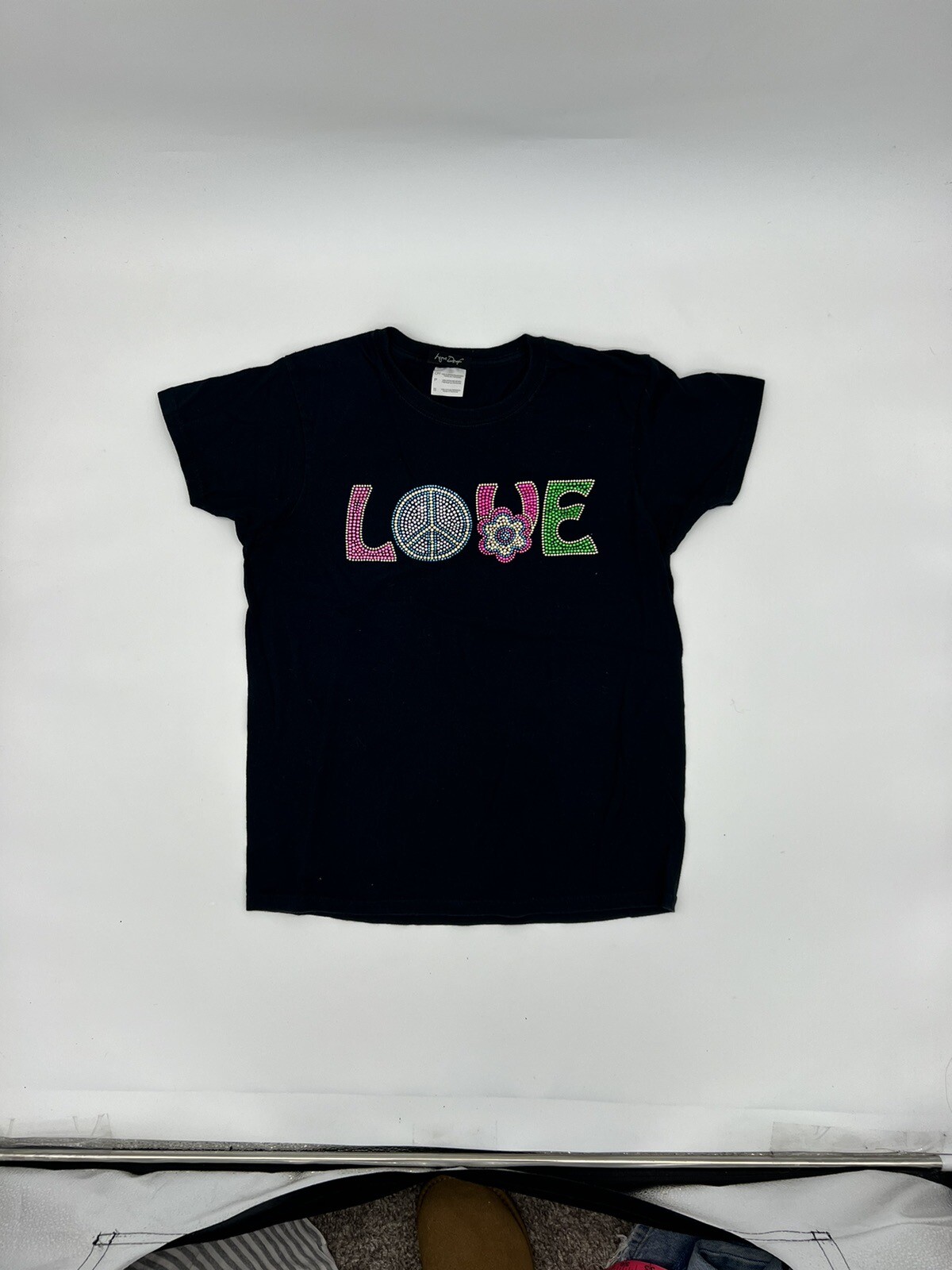 Lyn Dorf Bling Love Short Sleeve Tee