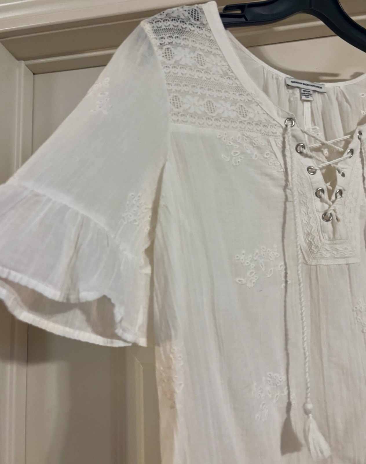 American Eagle Boho Coastal Preppy Coquette Old Money Quiet Luxury Scandi Size M