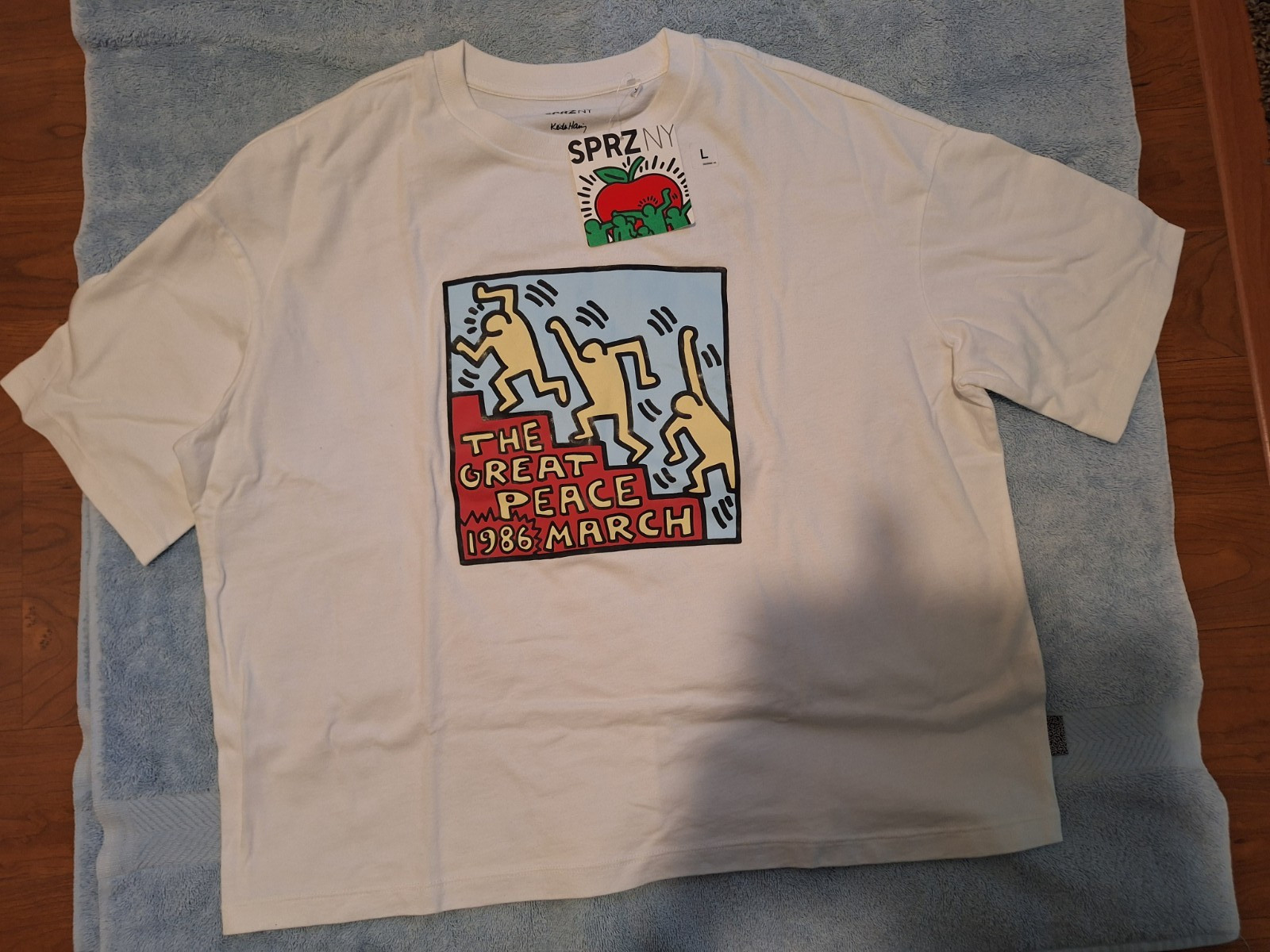 Keith Haring UNIQLO SPRZ NY MoMA Special Edition Women Large T-shirt White