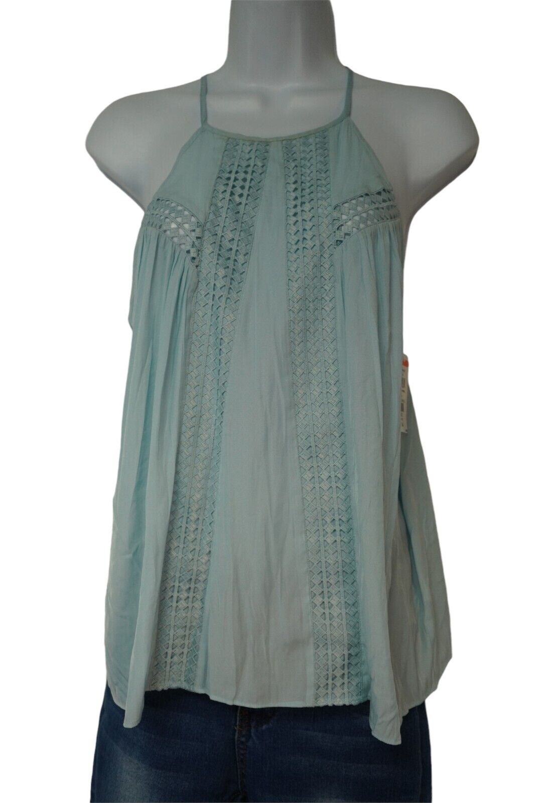 Ramy Brook New York Blouse Top Sleeveless Light Blue Size S/P Women’s