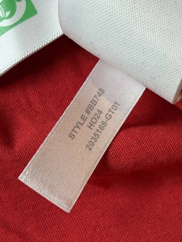 J Crew Factory Tissue Turtleneck Solid Red Women Long Sleeve New Size M