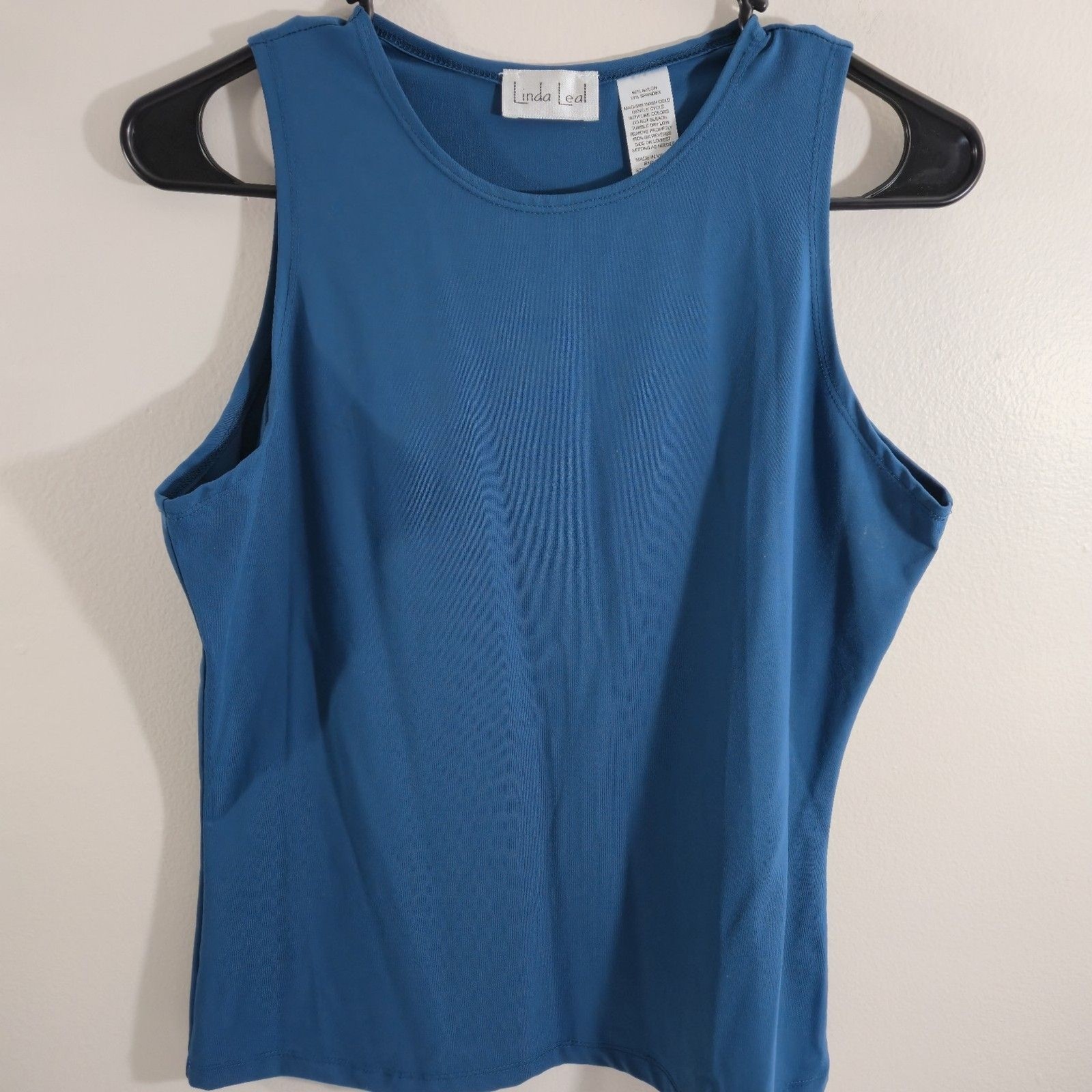 Linda Leal Women’s Turquoise Size L Tank Stretch