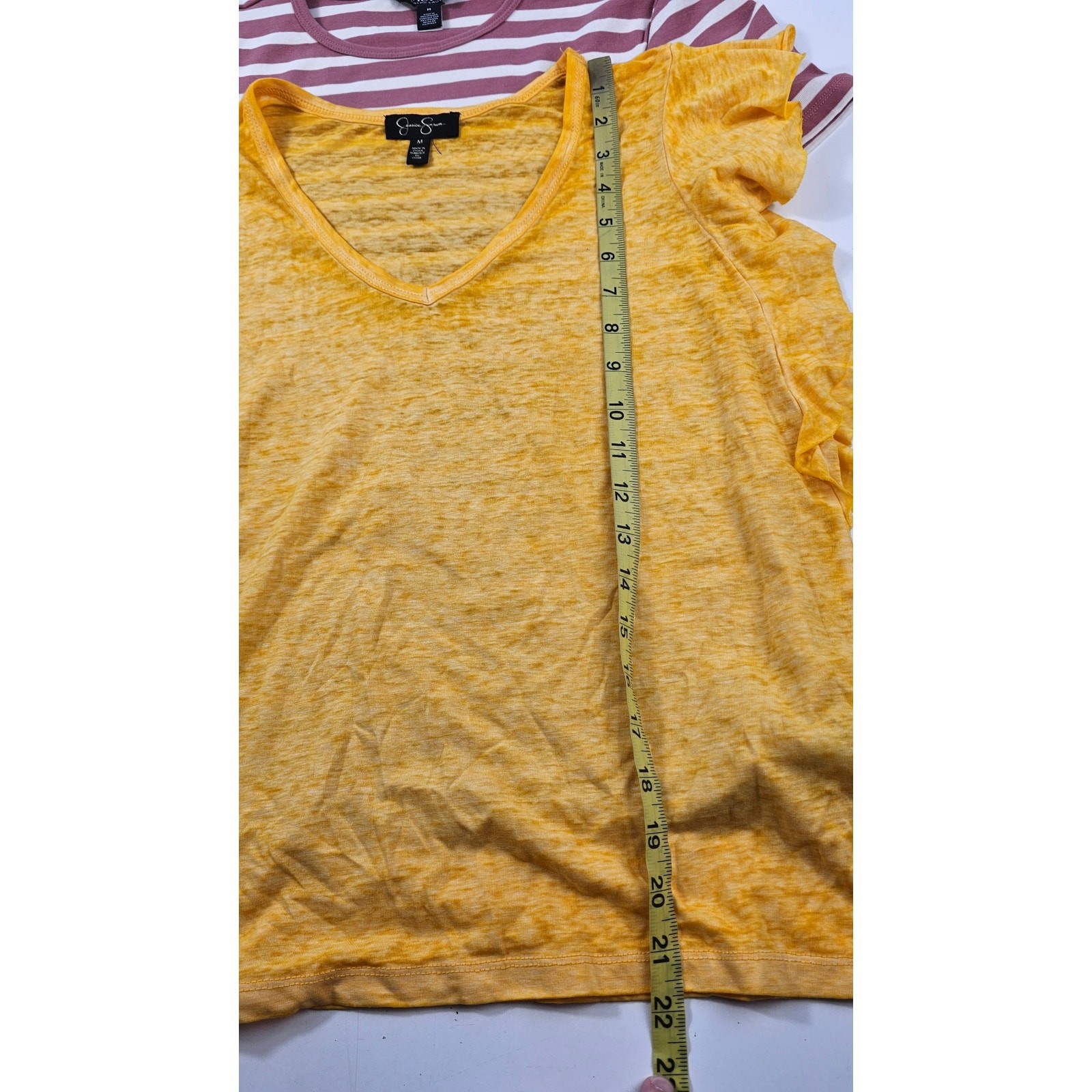 Lot of 3 womens tops shirts blouses sz M mixed brands career casual summer