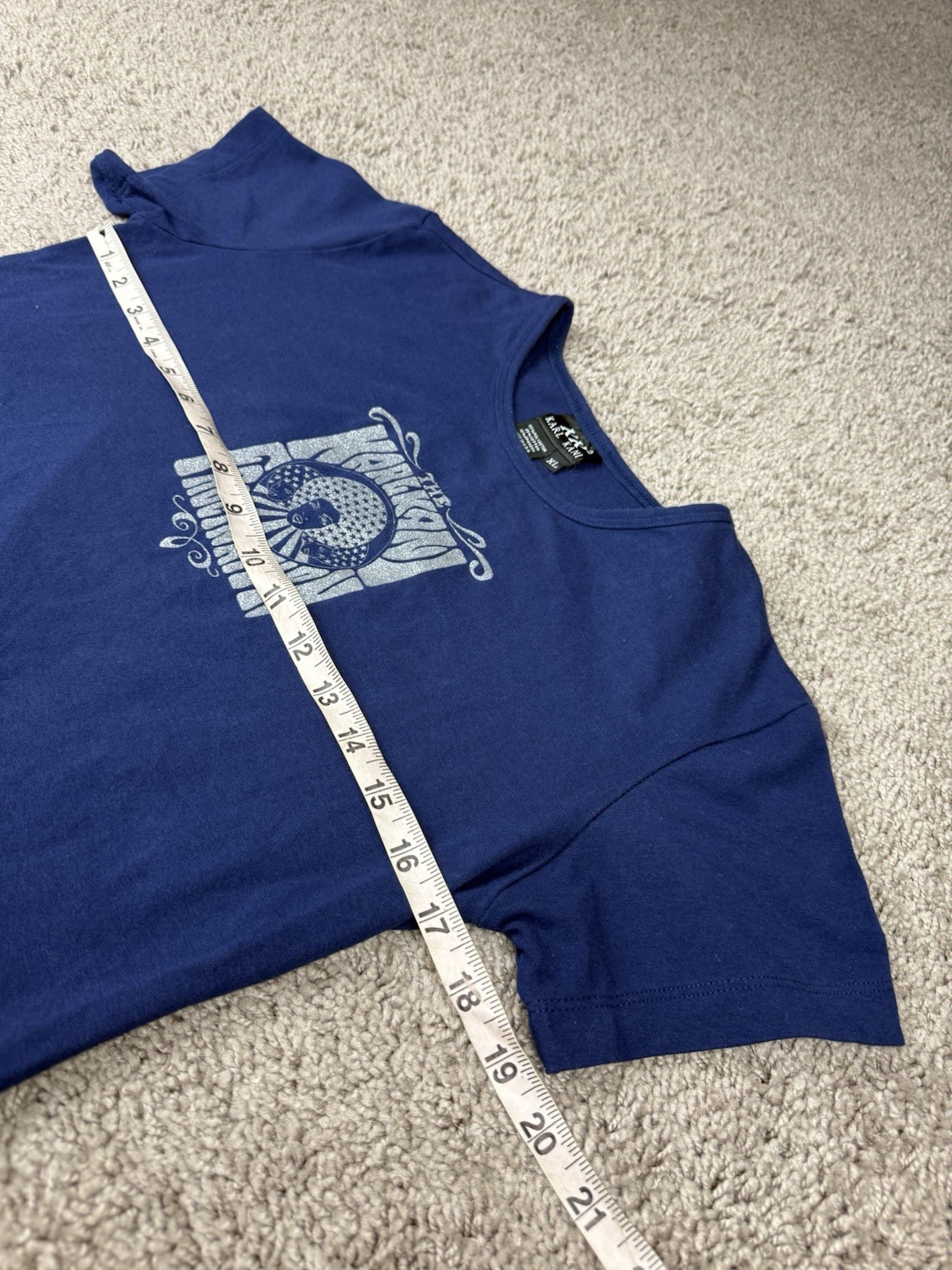 Karl Kani T Shirt Women’s XL Blouse Vintage Y2K Hip Hop