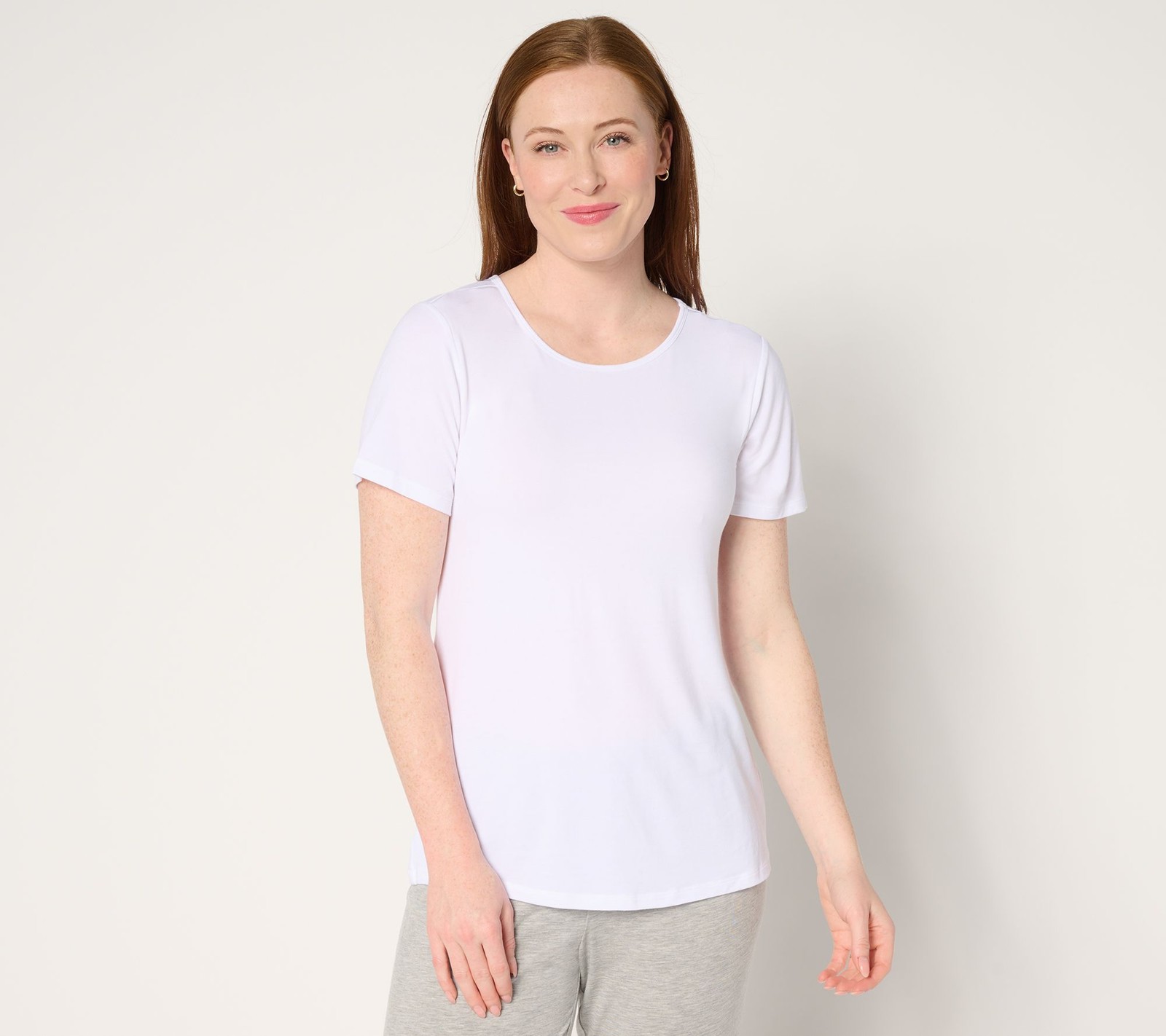 Modern Soul Soothing Jersey Tee Shirt with Support System White S New