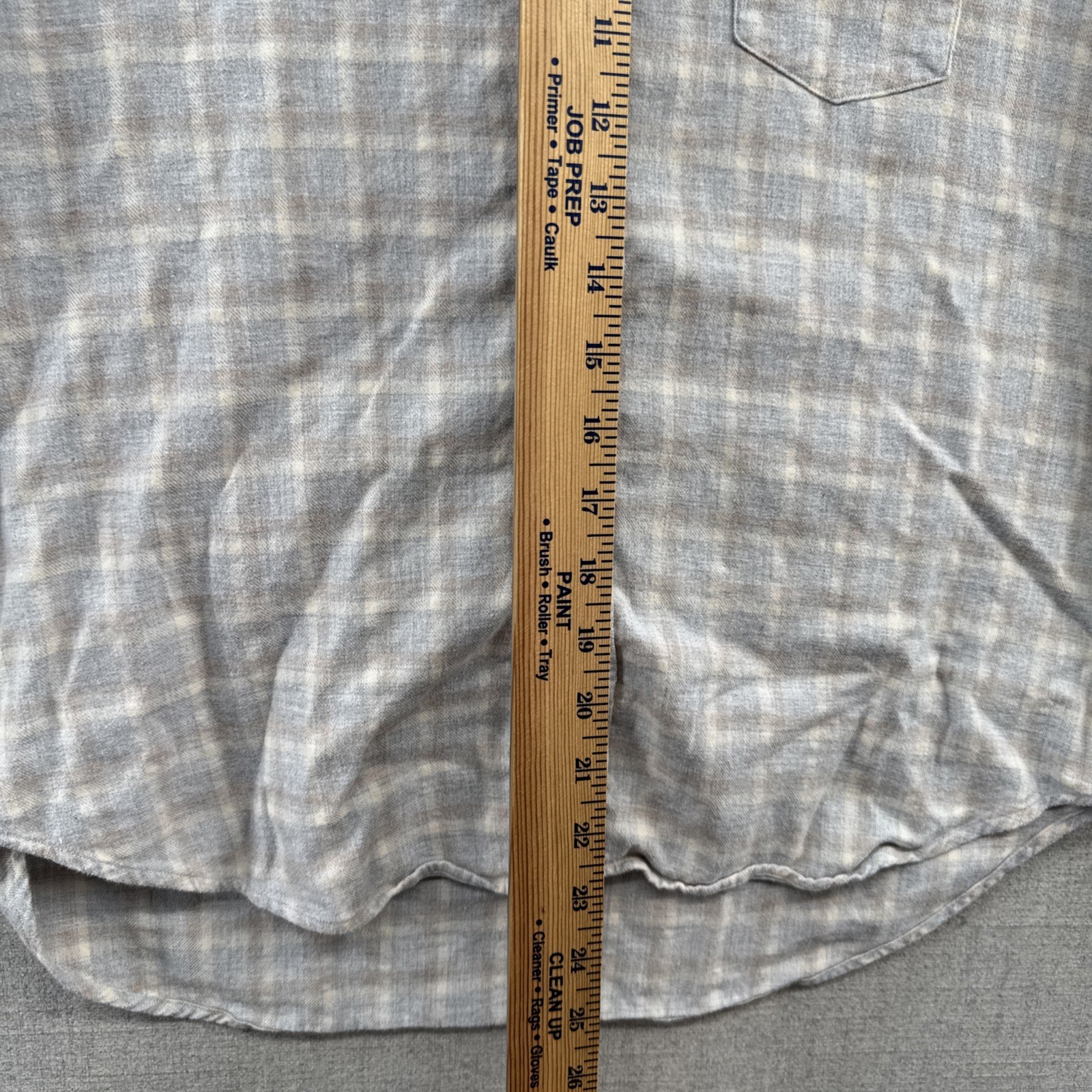 Frank & Eileen Eileen Shirt XS Gray Plaid Long Sleeve Button Up Midweight Relax