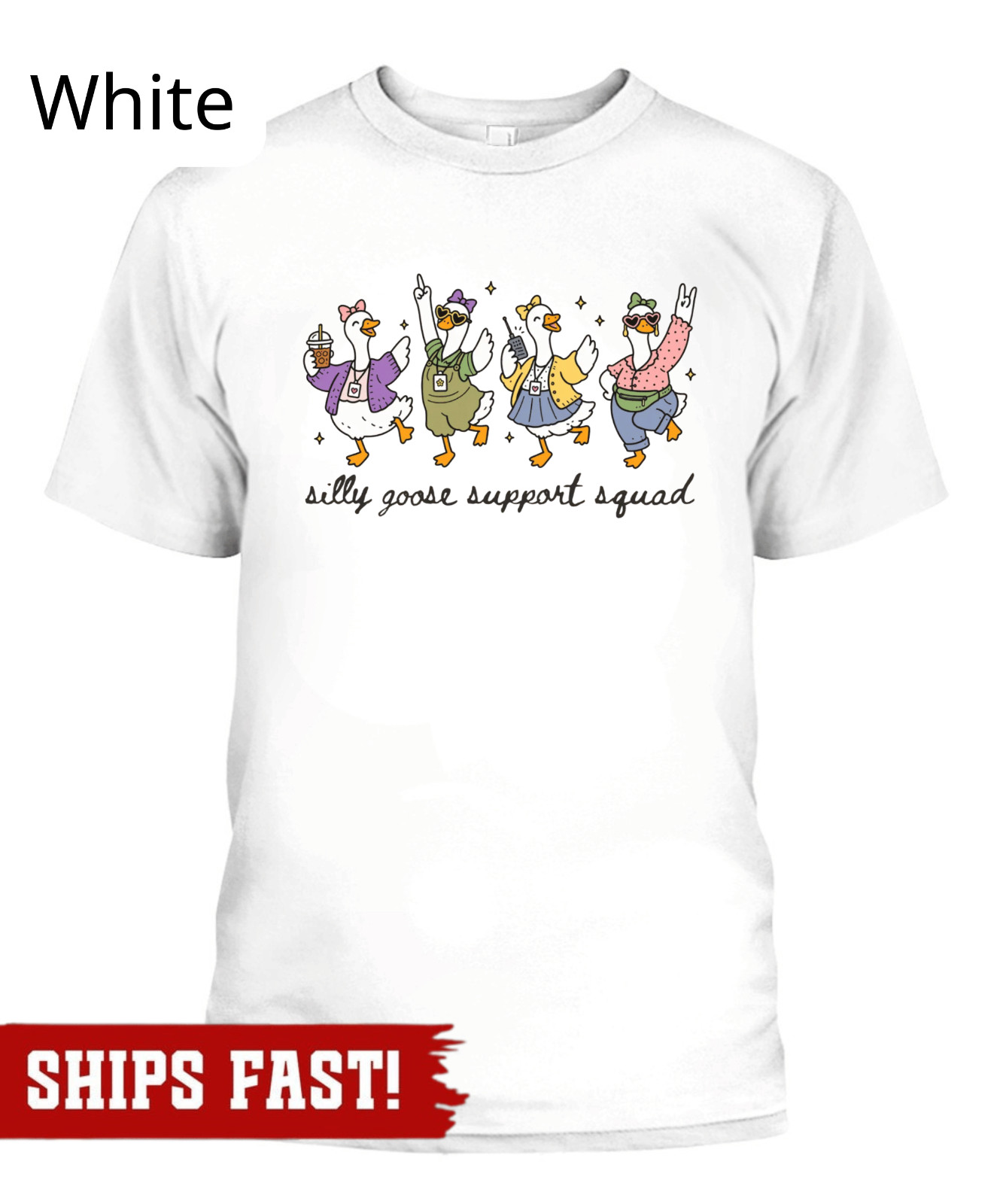 Silly Goose Support Squad Shirt, Paraprofessional RBT SLP OT Special Education T
