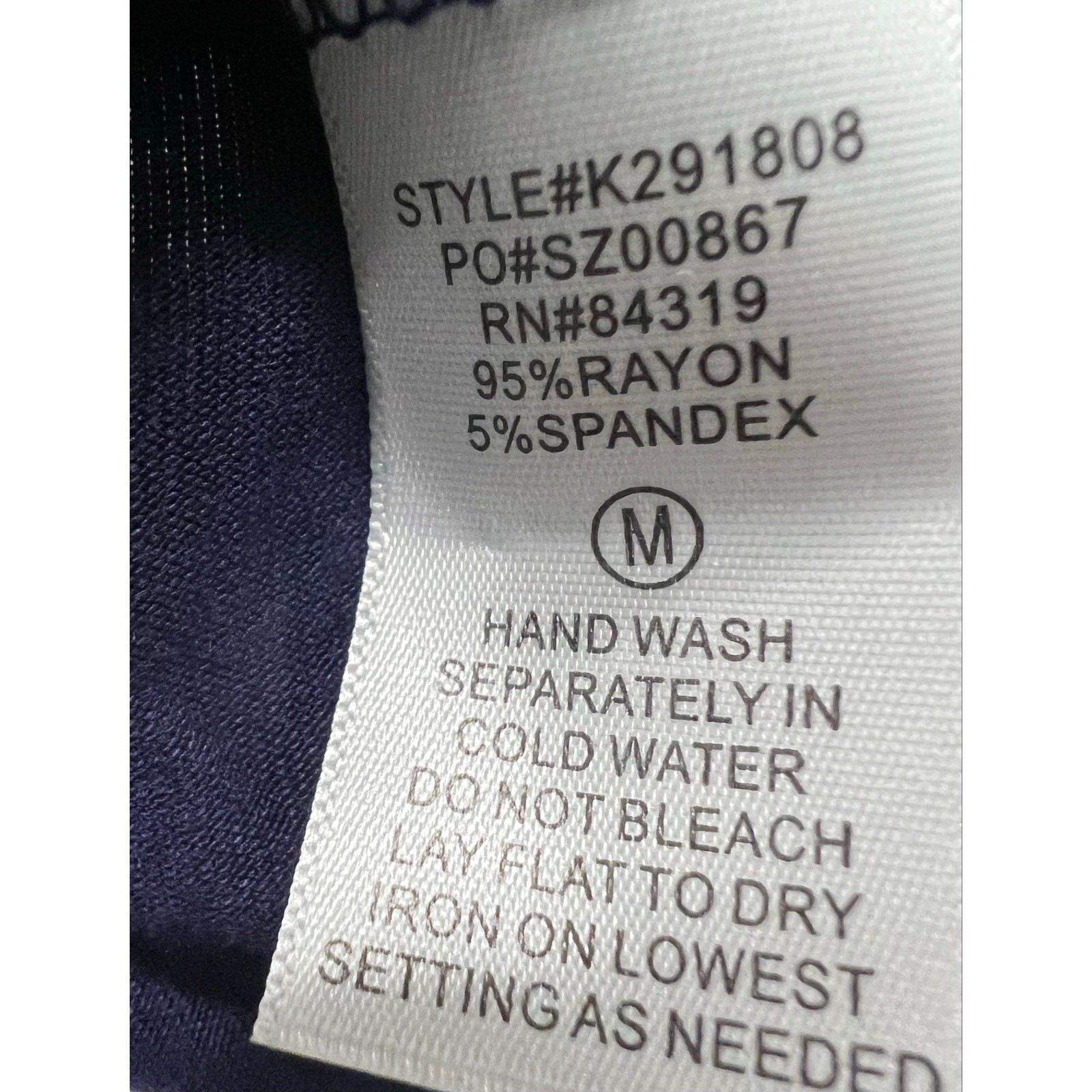 Cyrus Jersey knit blue tunic tank super stretchy NWT SZ M