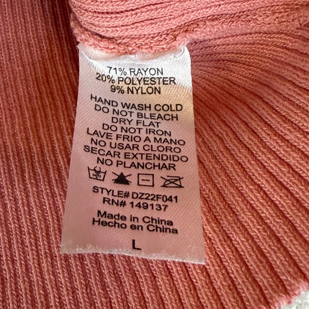Double Zero Pink Shirt W Lovely Large