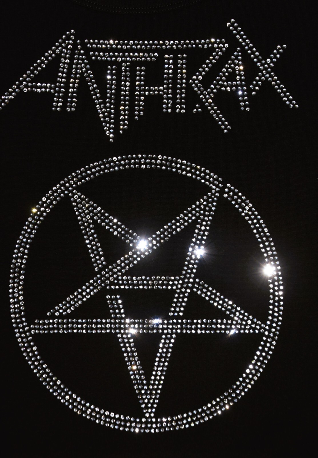 Anthrax rhinestone bling shirt or tank XS S M L XL XXL 1X 2X 3X 4X 5X