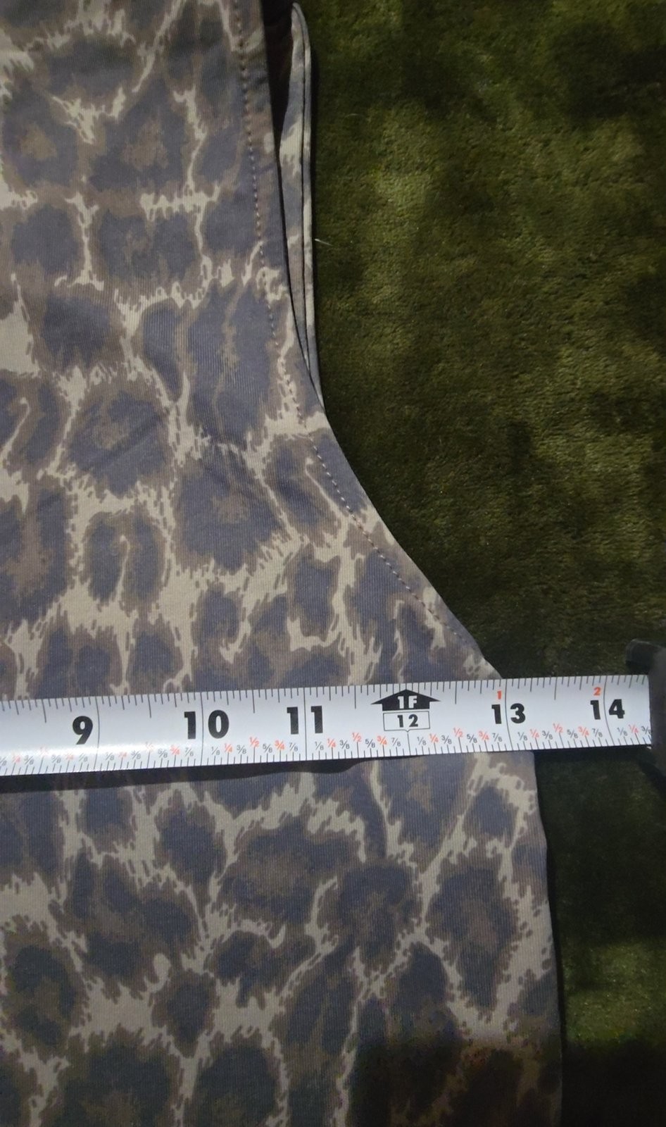 Primark Grey Leopard Print Sleeveless High Neck Bodysuit Womens S