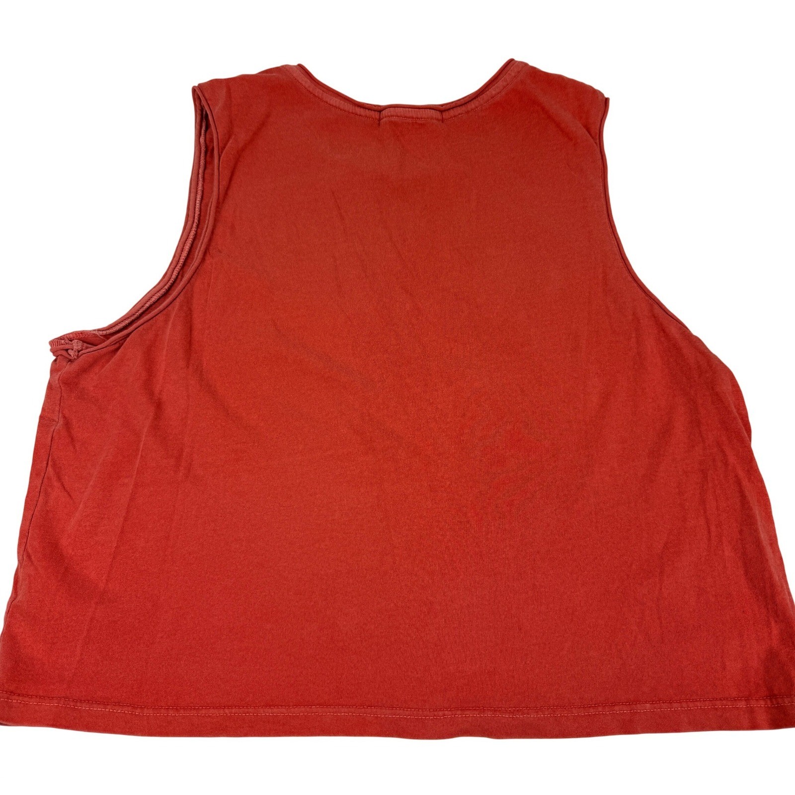 Junk Food Los Angeles Womens XS Red Cotton Tank Top Cropped Made in USA – BC