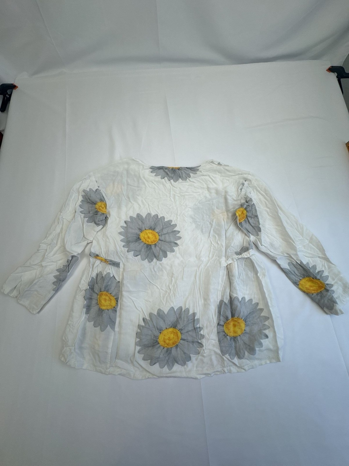 MISSLOOK Long Sleeve Daisy Print Casual T-Shirt Blouse