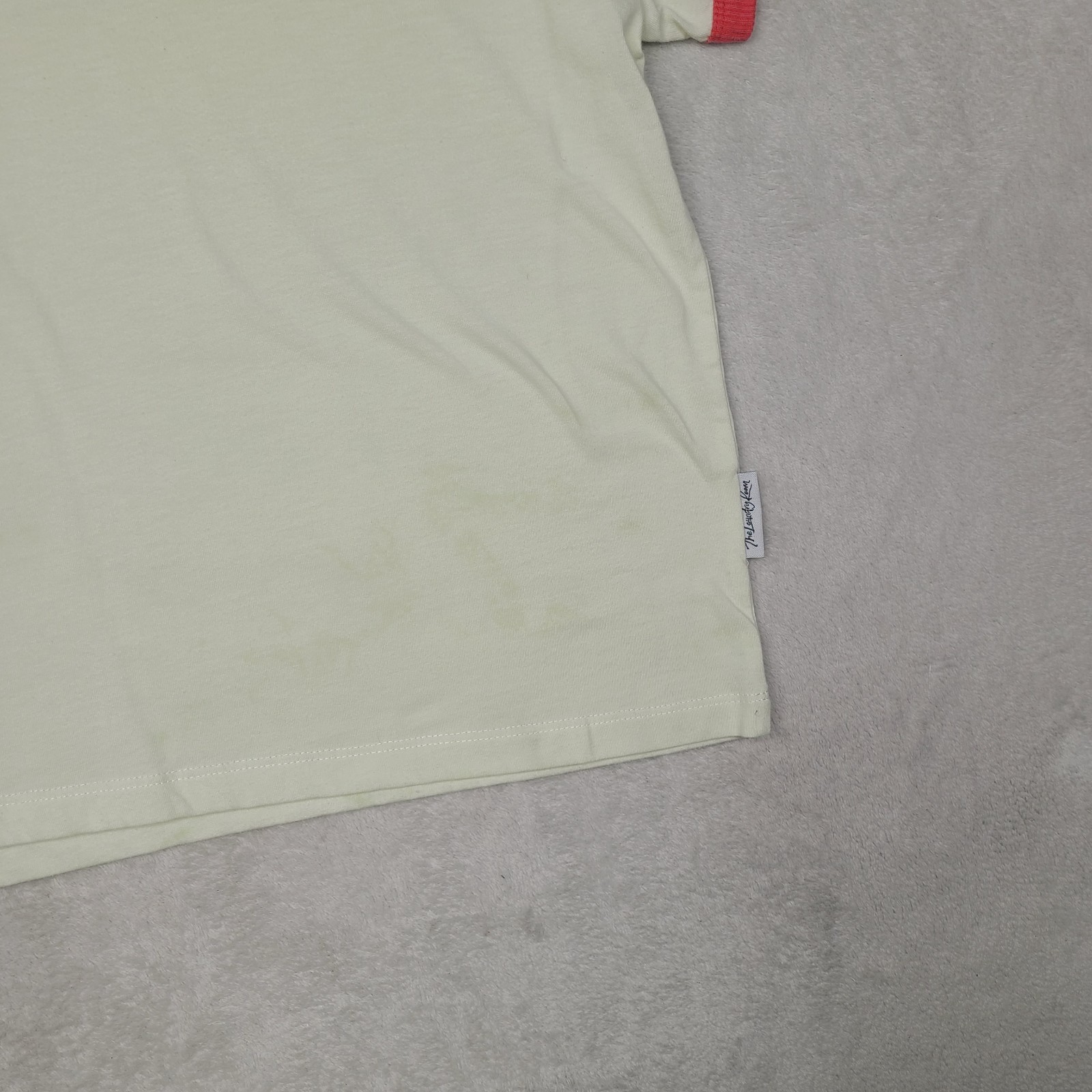 The Laundry Room Official USPS Perfect Ringer Tee Cream T-Shirt Womens S (Read)