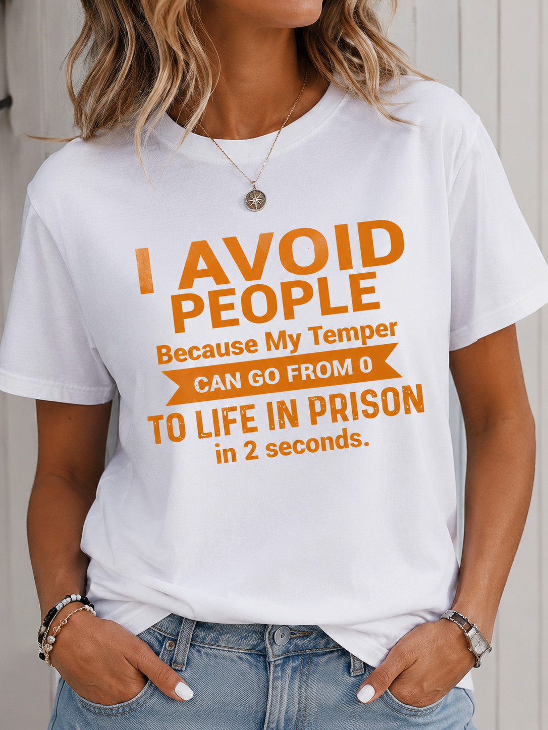 I Avoid People Funny Shirt, Sarcastic Introvert Tee, POD Unisex Gift