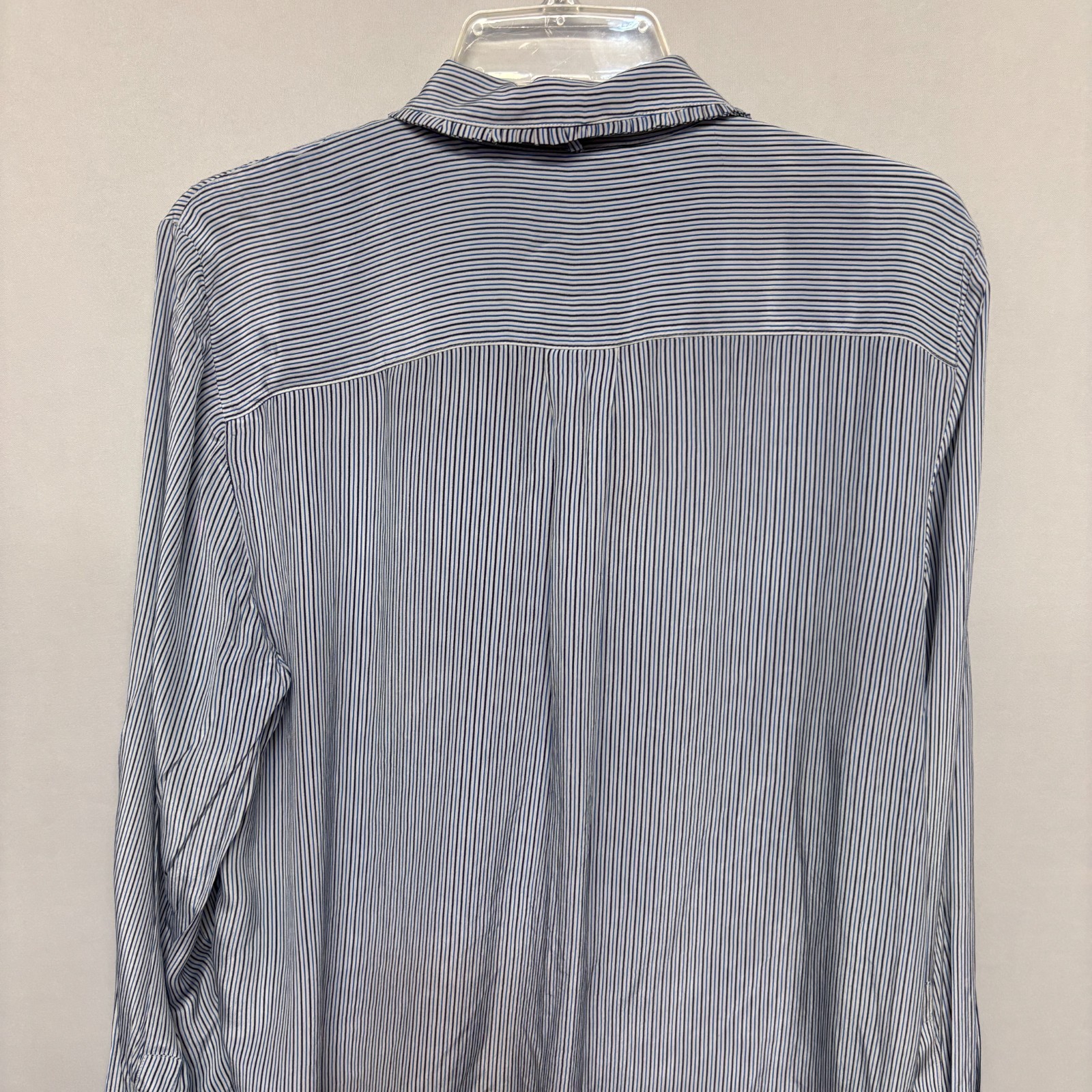 NWT J. Crew Women Removable Tie Neck Button Shirt Top Size Large SP25 C130 -4