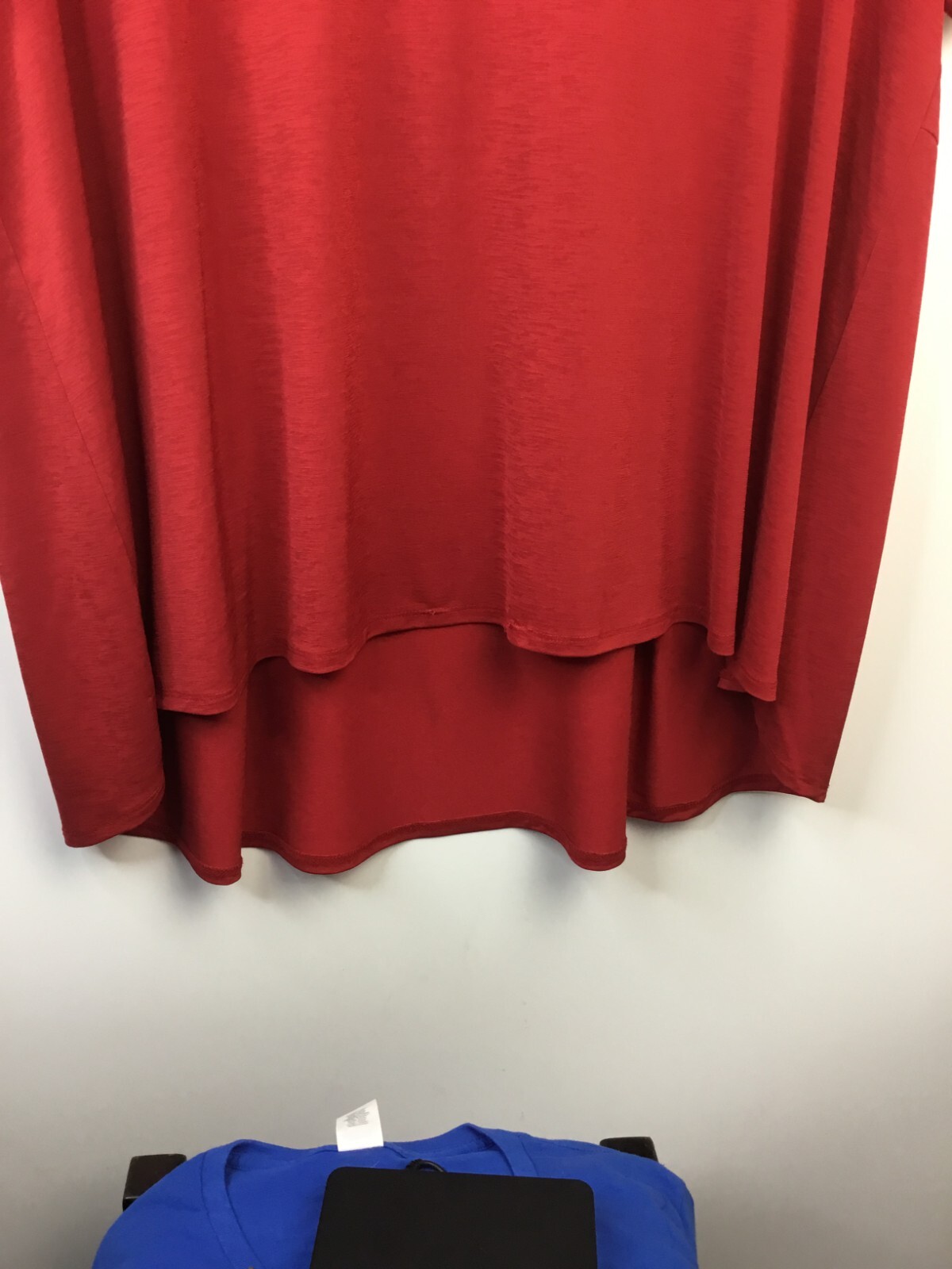 Cato Established 1946 Woman’s Baseball Cut Red 26/28W Short Sleeve Tunic