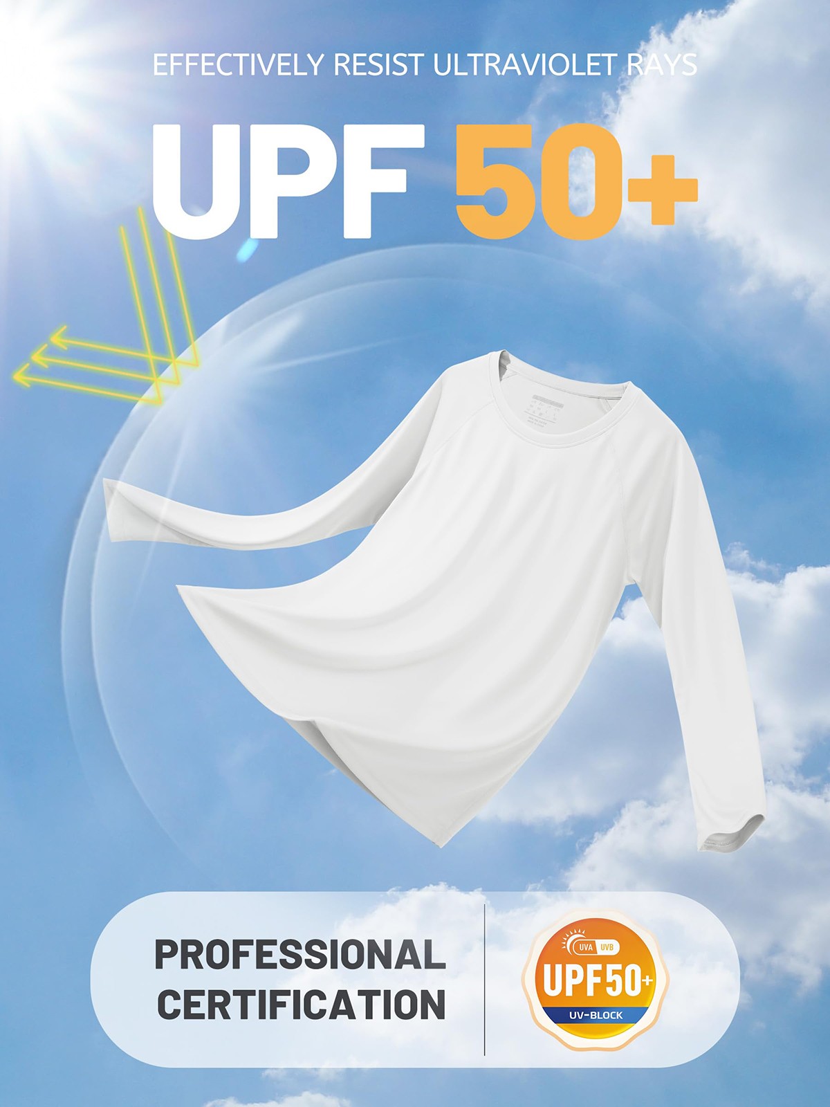 Women’s Long Sleeve Shirt Rash Guard UPF 50+ UV Sun Shirts Quick Dry Hiking Tops