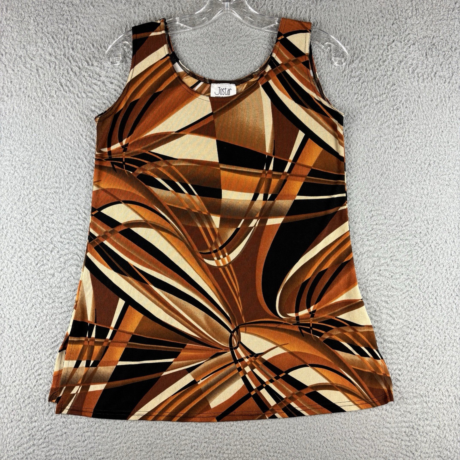 Jostar Top Womens Small Sleeveless Tank Blouse Shirt Ladies Multicolored