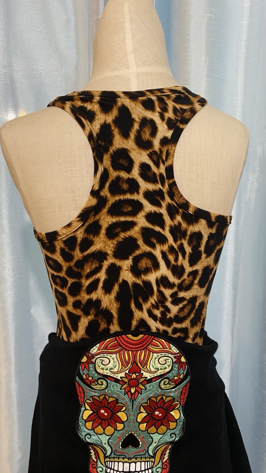 Leopard Animal Print Racerback Brown Black Gold Betsy Johnson Inspired Tank Only