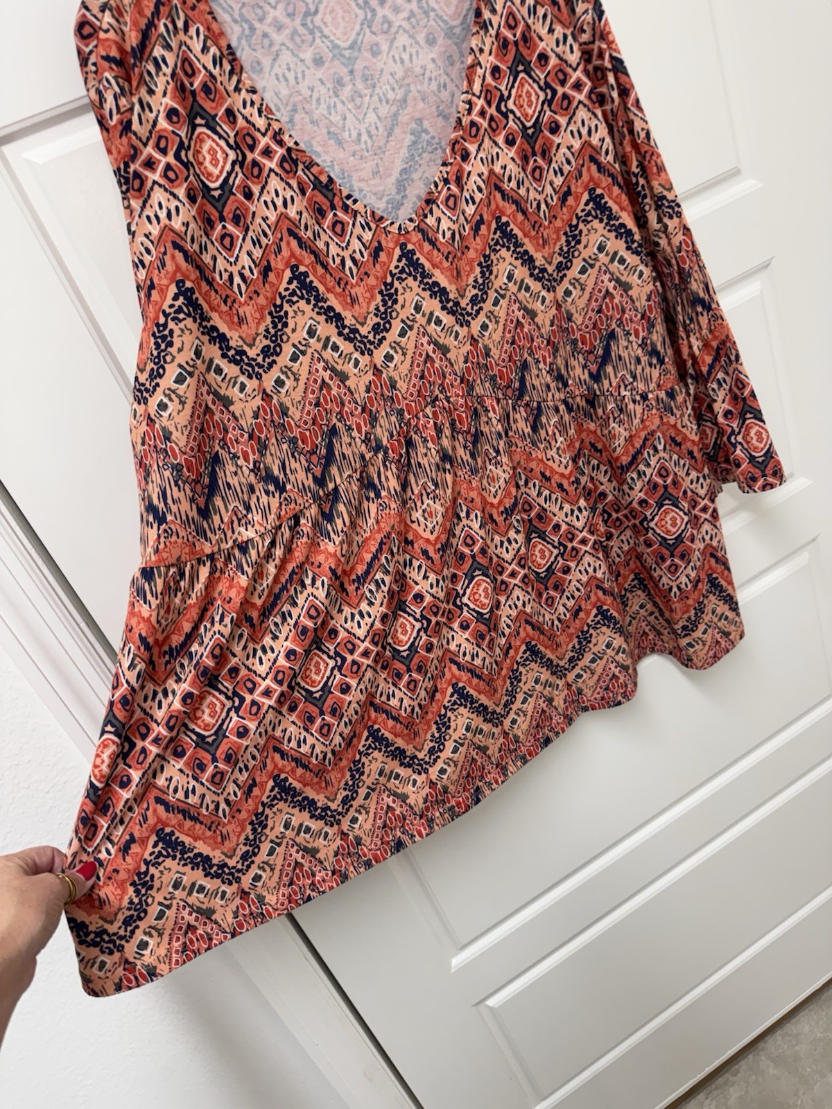 3XL Women’s Too Blouse Pullover Vneck Ofeefan Polyester Spandex Nice A5