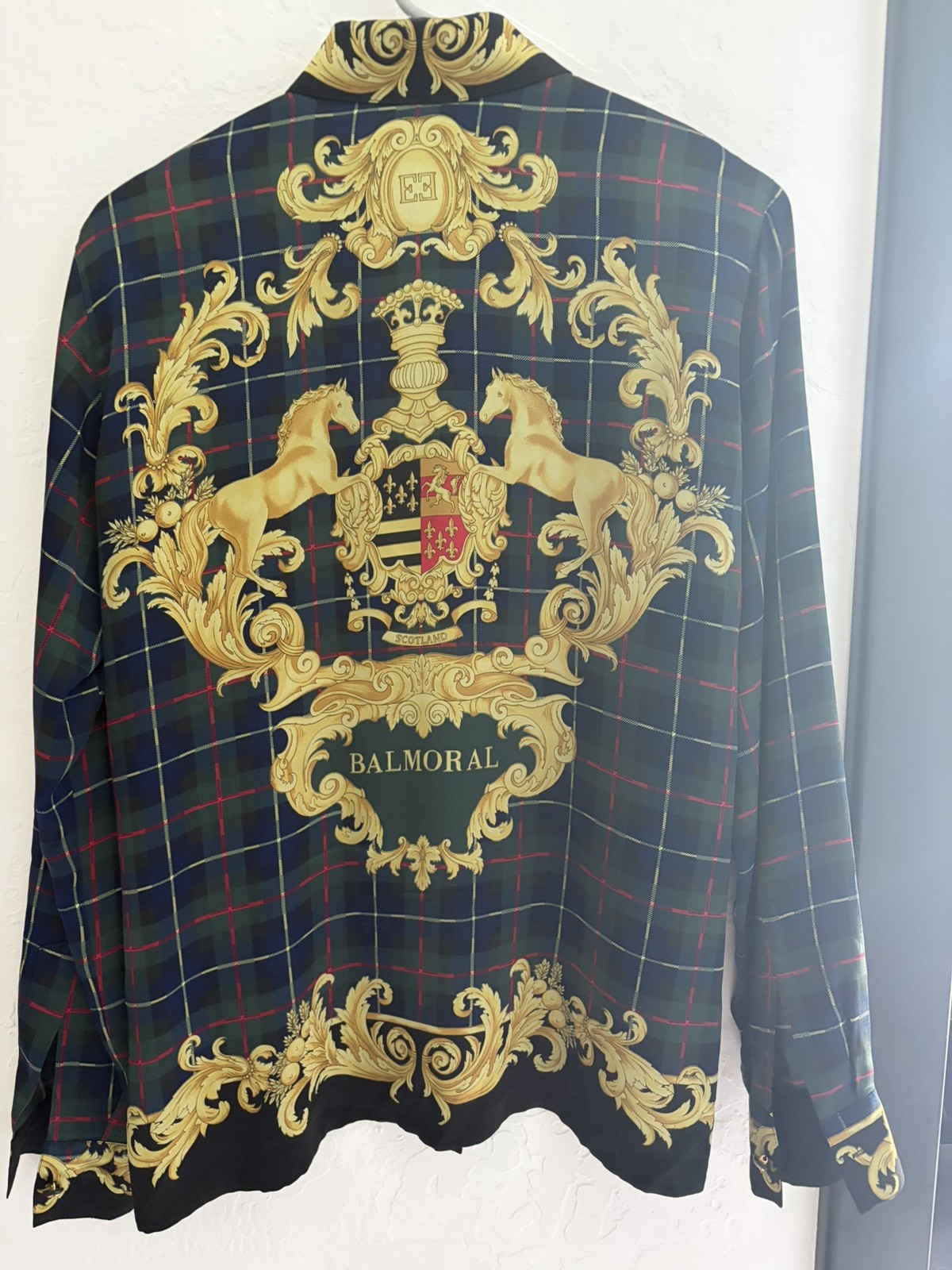 Vintage Escada Margaretha Ley 100% Silk Blouse Size 34