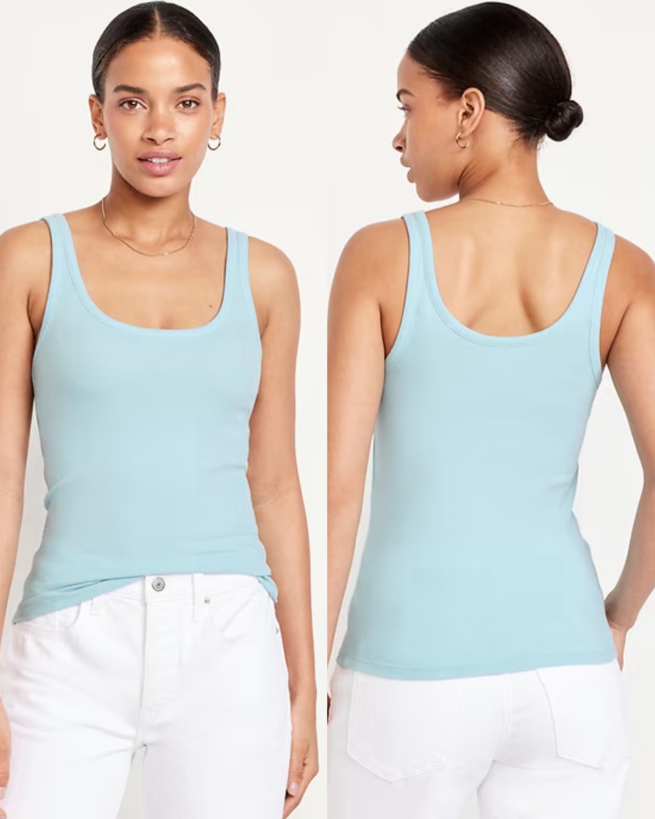 Old Navy Women’s First-Layer Ribbed Scoop-Neck Tank Top Size Medium or XXL