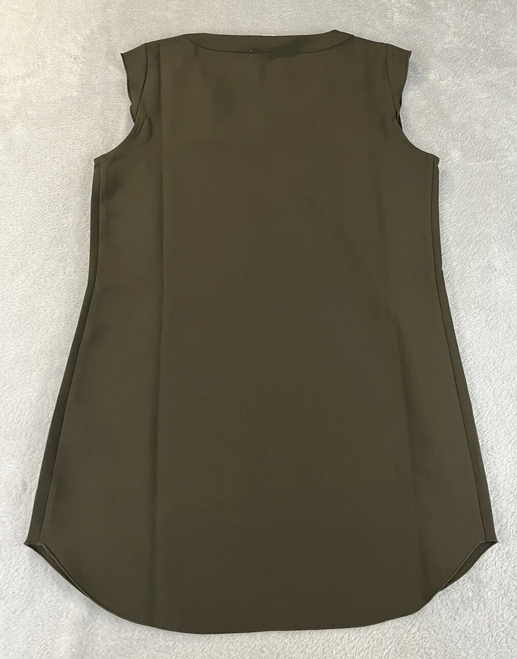 Daily Ritual womens brown sleveless blouse size 2