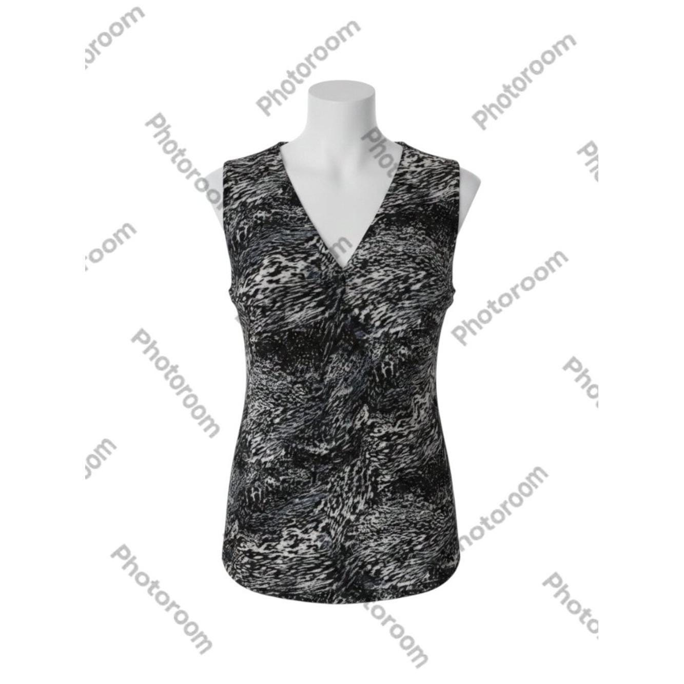 Classiques Entier Black White Women’s Sleeveless Top M Black/White