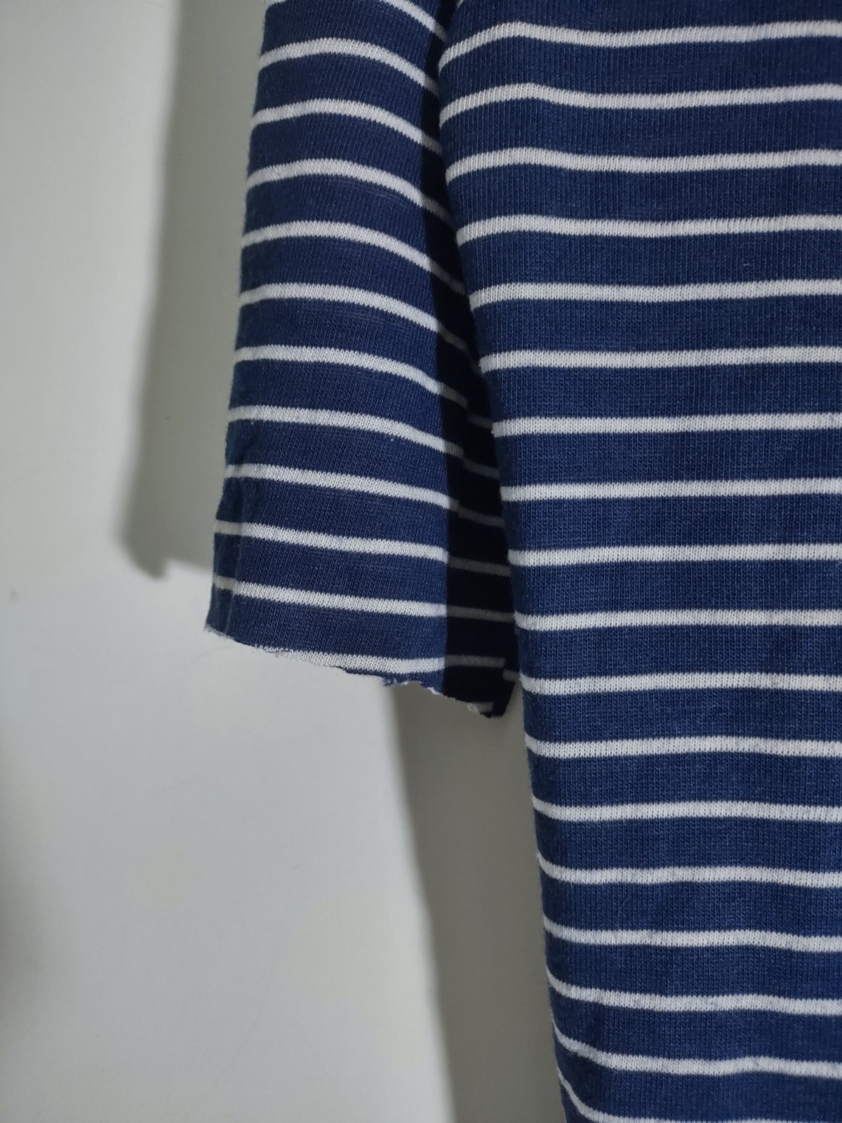 Vtg Cottagecore Strawberry Striped Nautical Coastal kawaii fruit boho Top Shirt