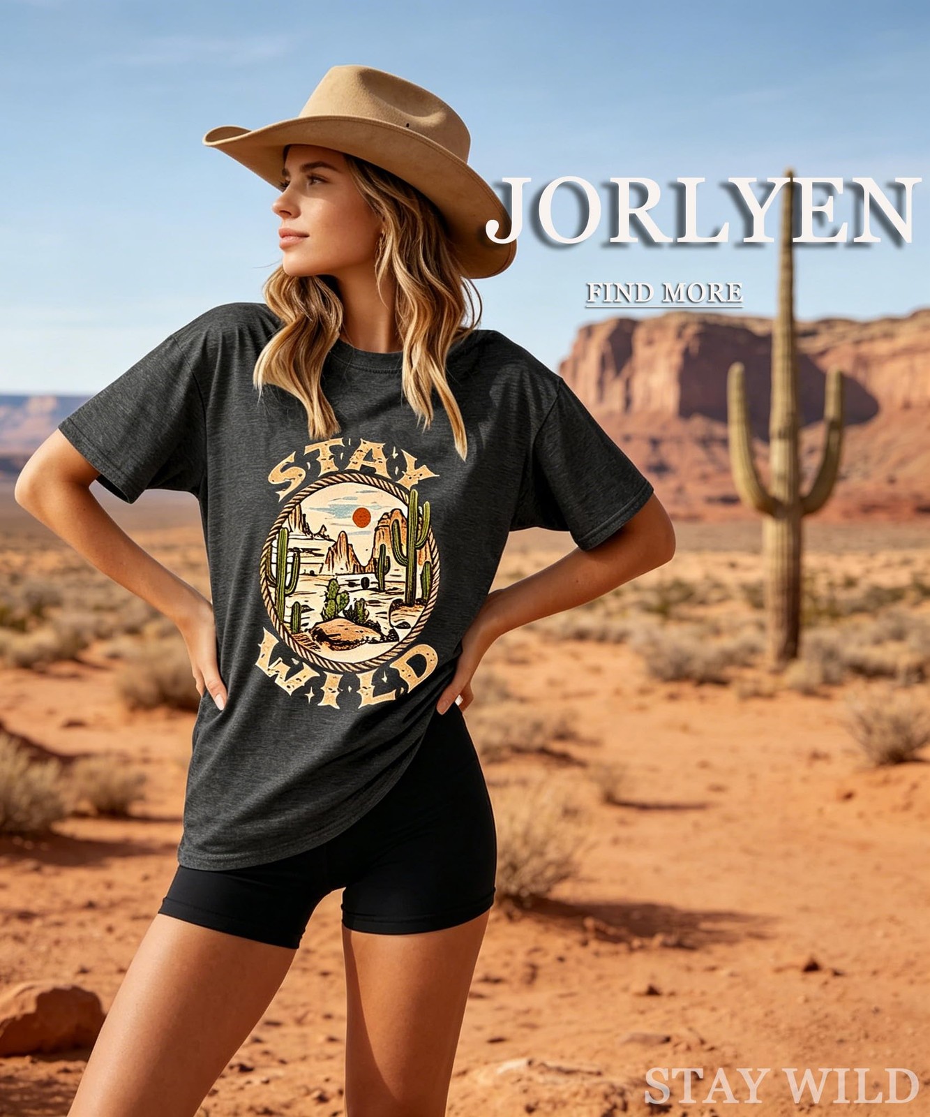 Stay Wild Adventure Outfit for Nature Desert Outdoor Shirt for Camping Mounta…