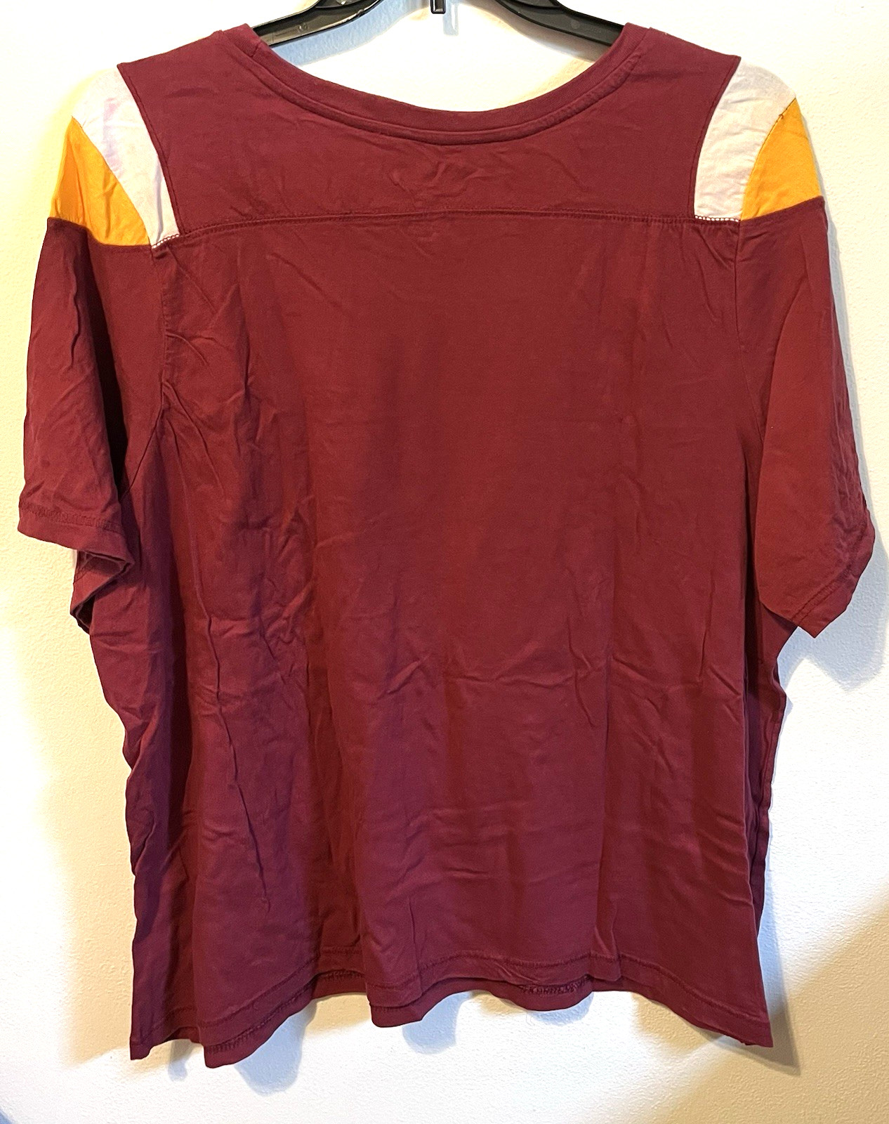Washington Redskins NFL Team Apparel Womens Plus Size T-Shirt 3X Top Football