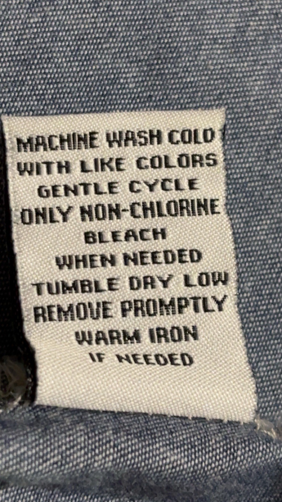 Hippie Laundry Button Chambray Long Top Med Boho Western Festival Hippie Style
