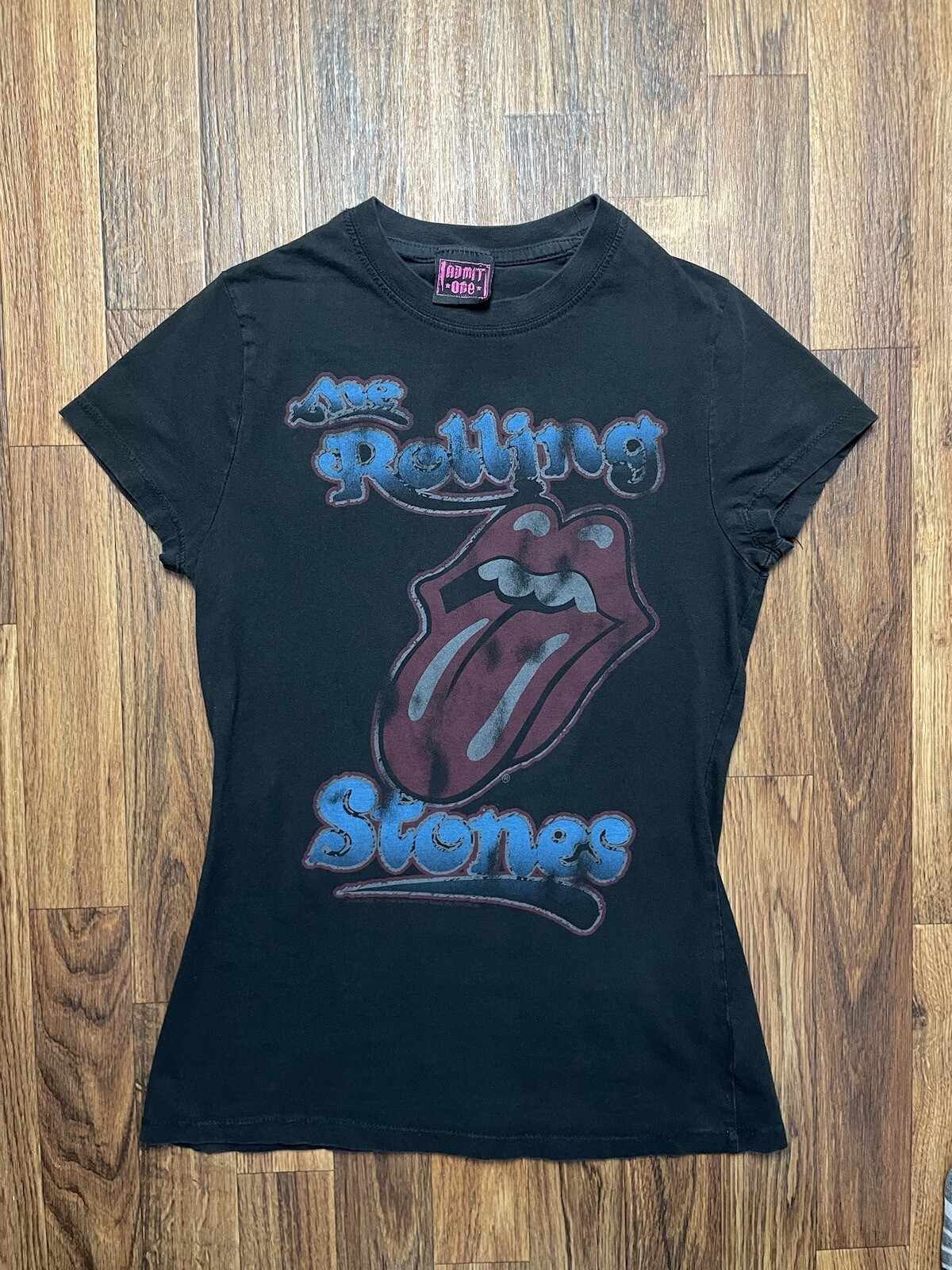The Rolling Stones Shirt Graphic 2009 Women’s Medium Black VTG Band Music Shirt