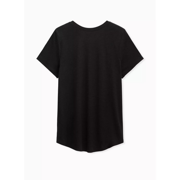 NEW Torrid Whiskey Girl Classic Fit Crew Tee Top Black M Graphic T-Shirt