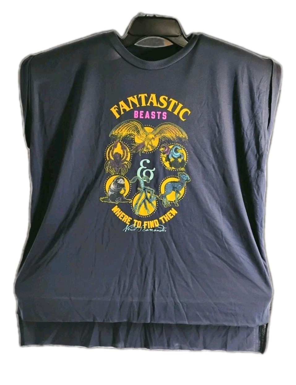 Universal Studios Wizarding World Harry Potter Black Fantastic Beasts XL T-Shirt