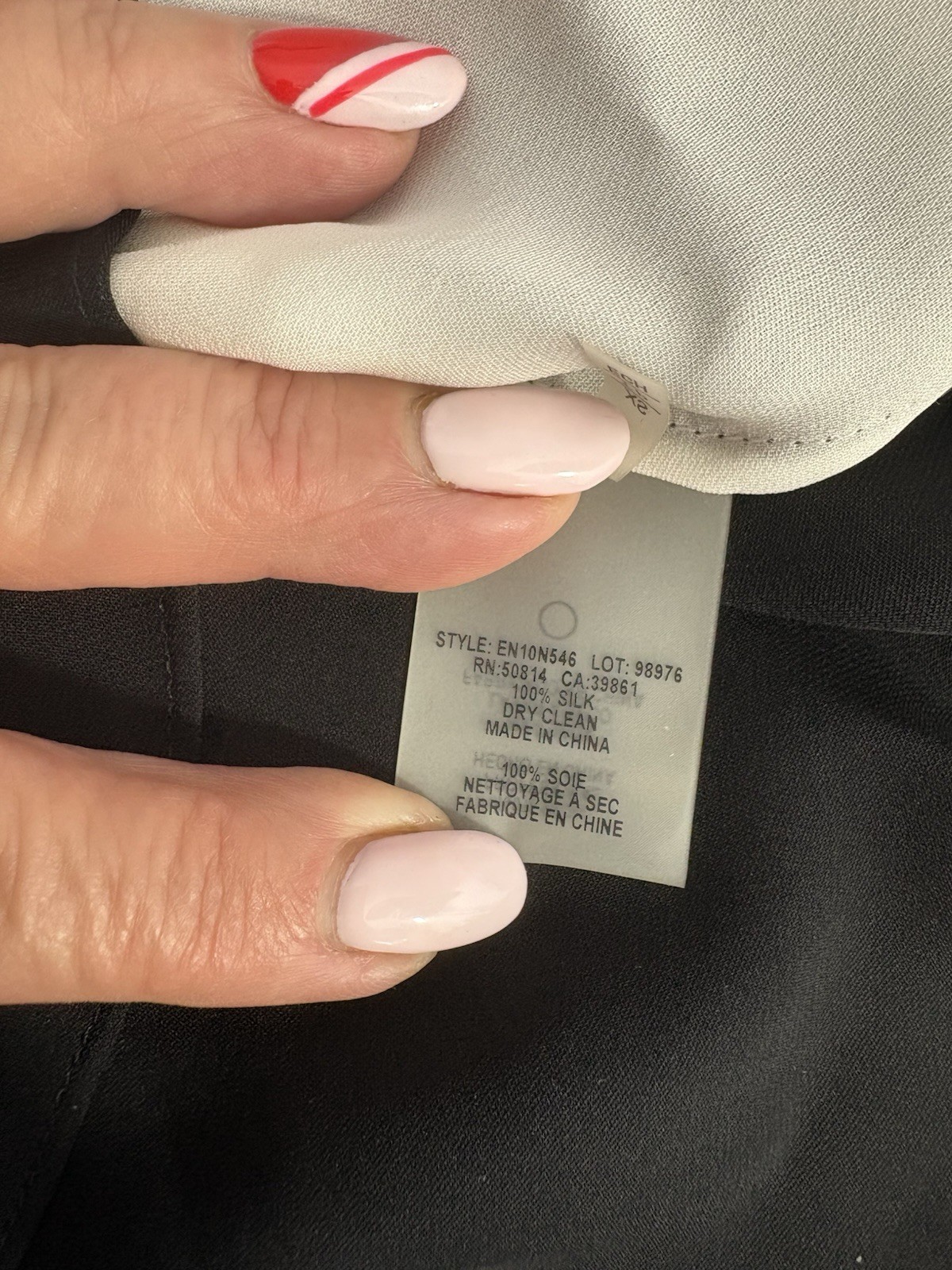 Elie Tahari Pure Silk Color Block Blouse Size X S