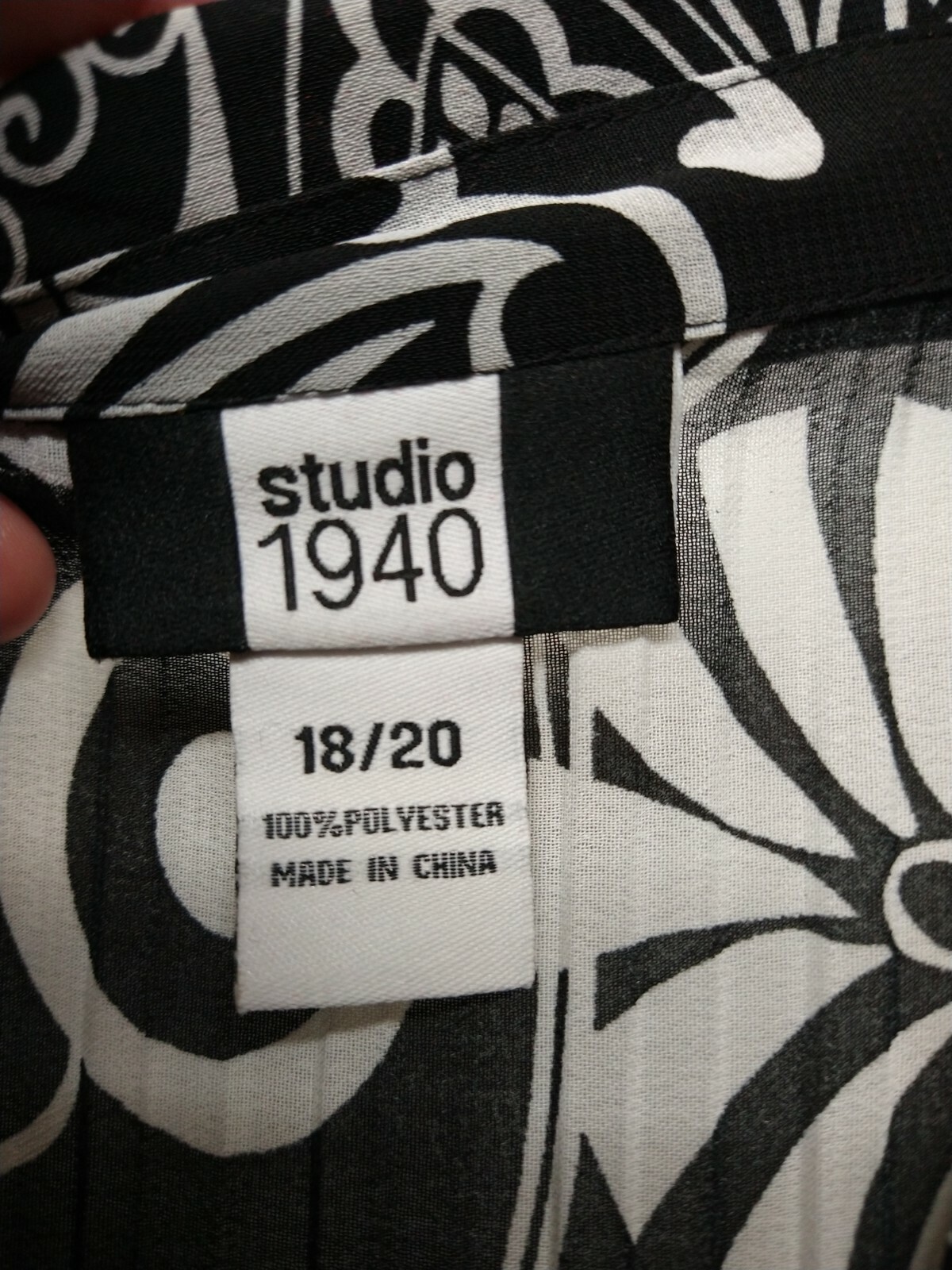 Studio 1940 Women’s Blouse 18/20 Short Sleeve 005