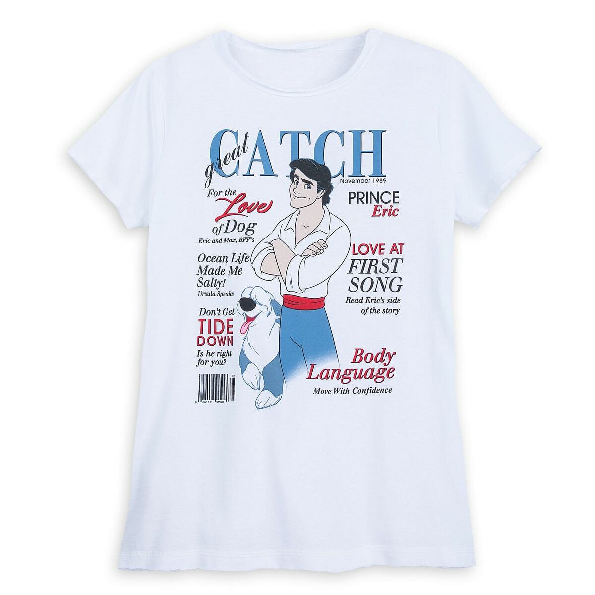 Disney Store Prince Eric The Little Mermaid Womens T Shirt Size XS S M