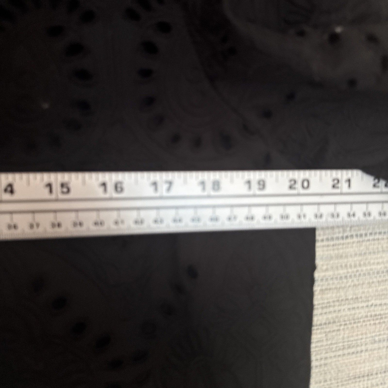 Moon River Top Boho Anthropologie Black Puff Sleeve Eyelet Front Tie Large
