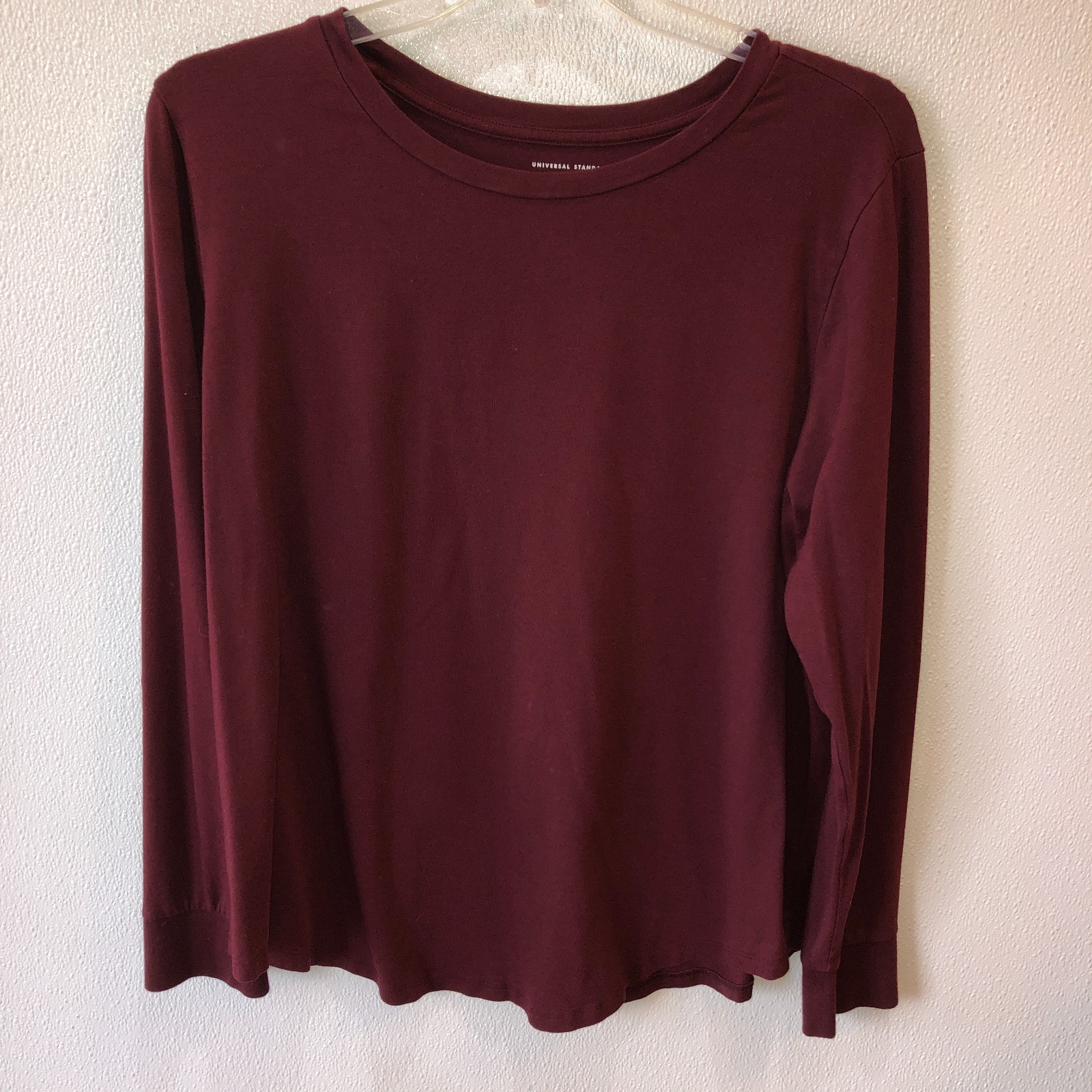 Lot of 2 Universal Standard Size 18 20 Medium Green Maroon L/S Shirts Tees