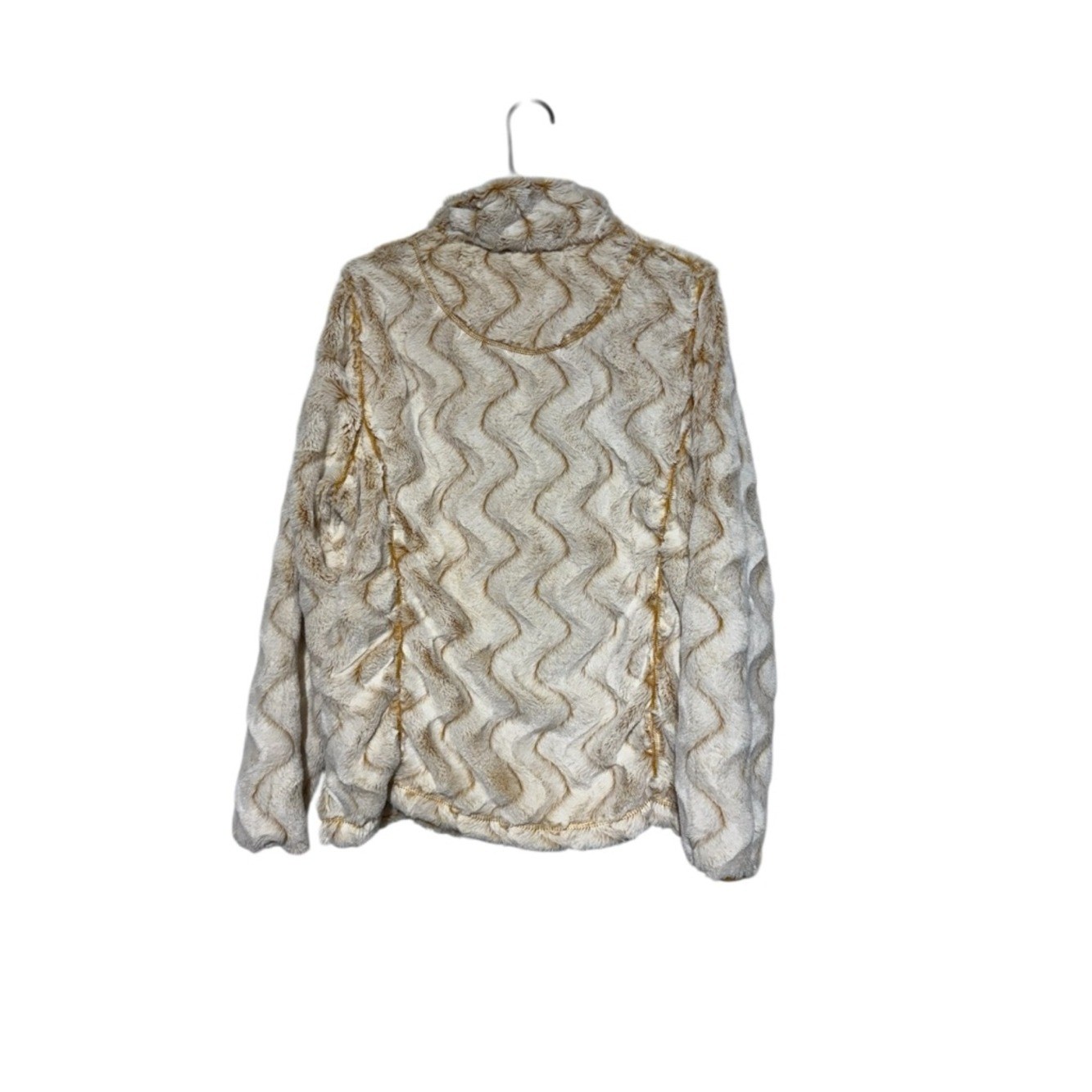 Simply Southern NWT Quarter Zip Pullover Size L Cozy Textured Plush Yellow Fall