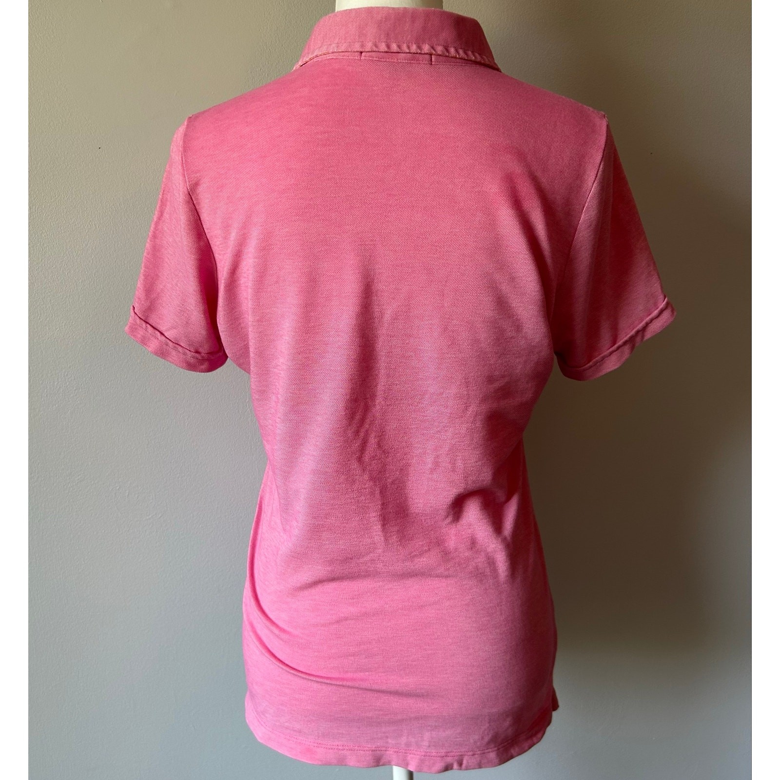 Magnolia Lane Augusta Masters Pink Polo Shirt Women’s Golf Size M